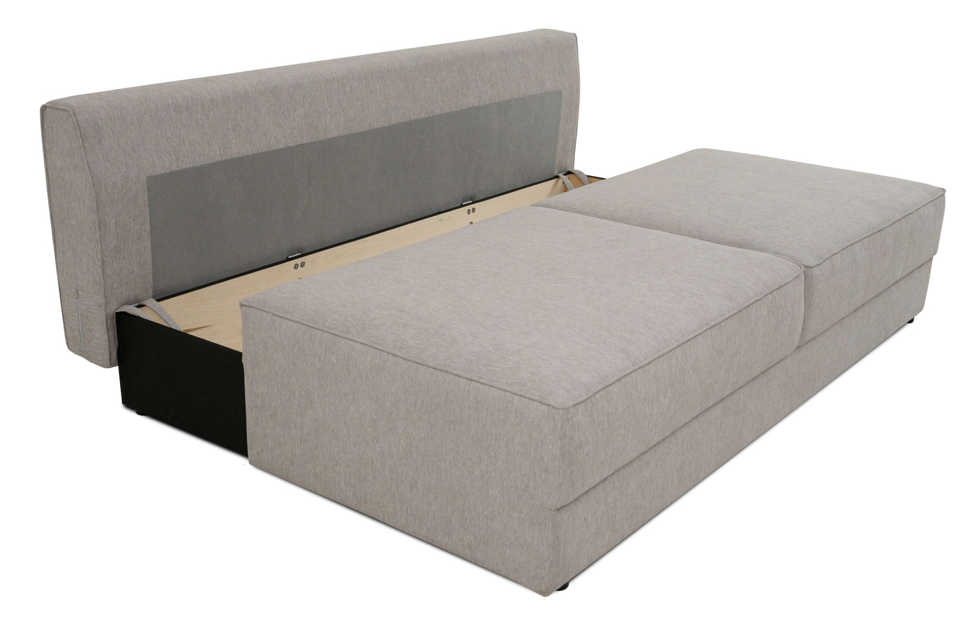 INOSIGN Schlafsofa »Simonton 3-Sitzer, Breite 202 cm«, Liegefläche 202x146 cm, inkl. Bettkasten, weicher Struktur-Stoff