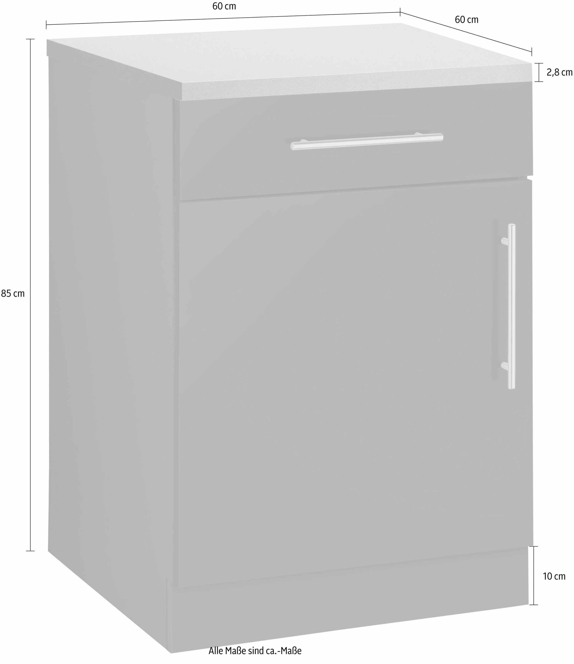 wiho Küchen Unterschrank »Cali«, 60 cm breit