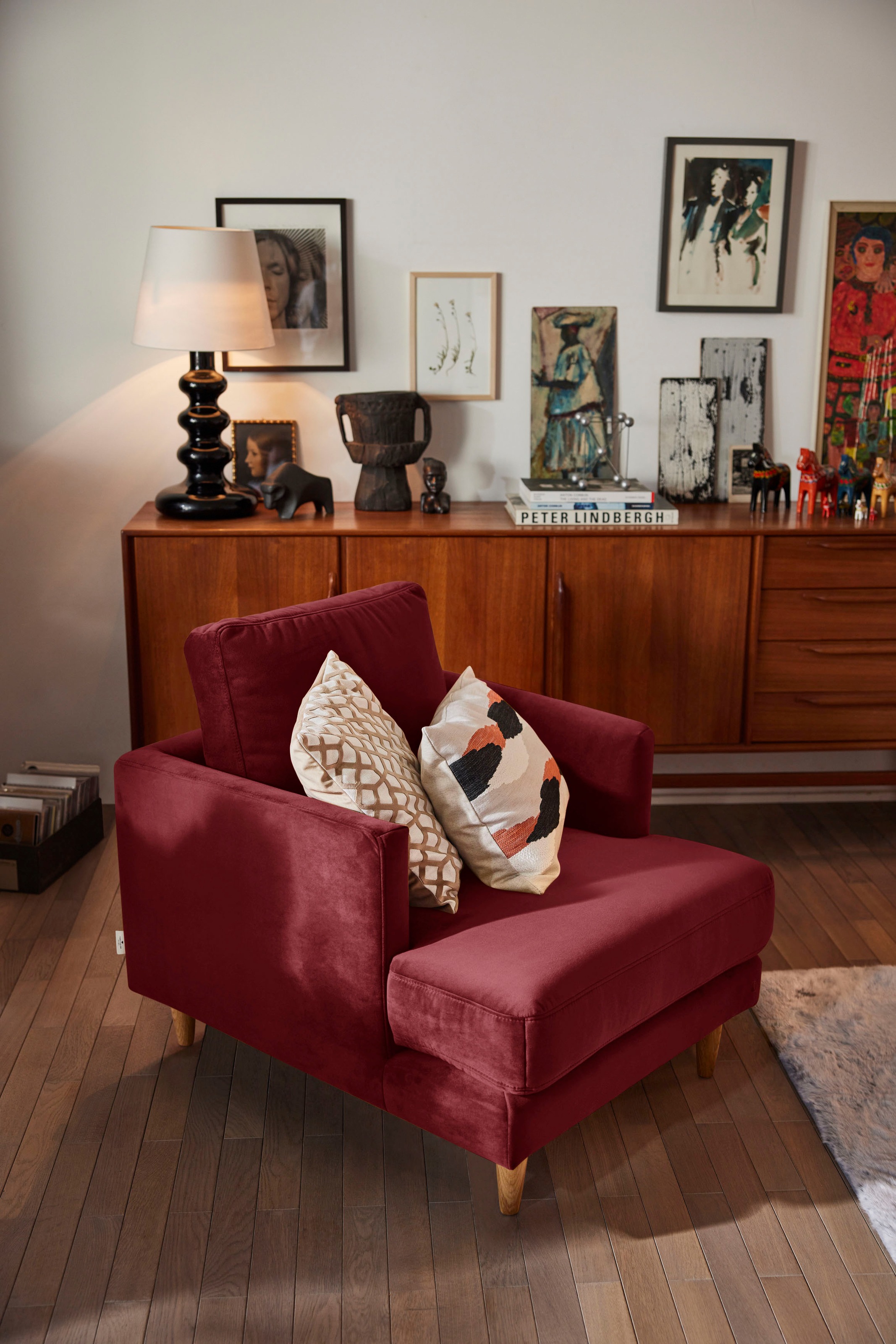 TOM TAILOR HOME Loungesessel »WESTCOAST«, mit schmalen Armlehnen, Breite 80 günstig online kaufen