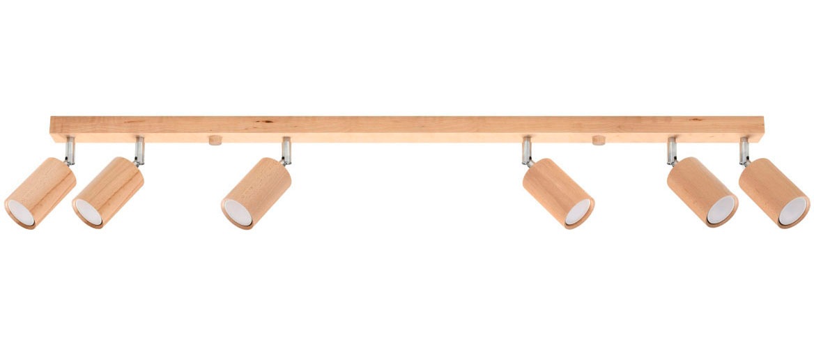SOLLUX lighting Deckenstrahler »BERG«, für Leuchtmittel 6 x GU10   ohne Leu günstig online kaufen