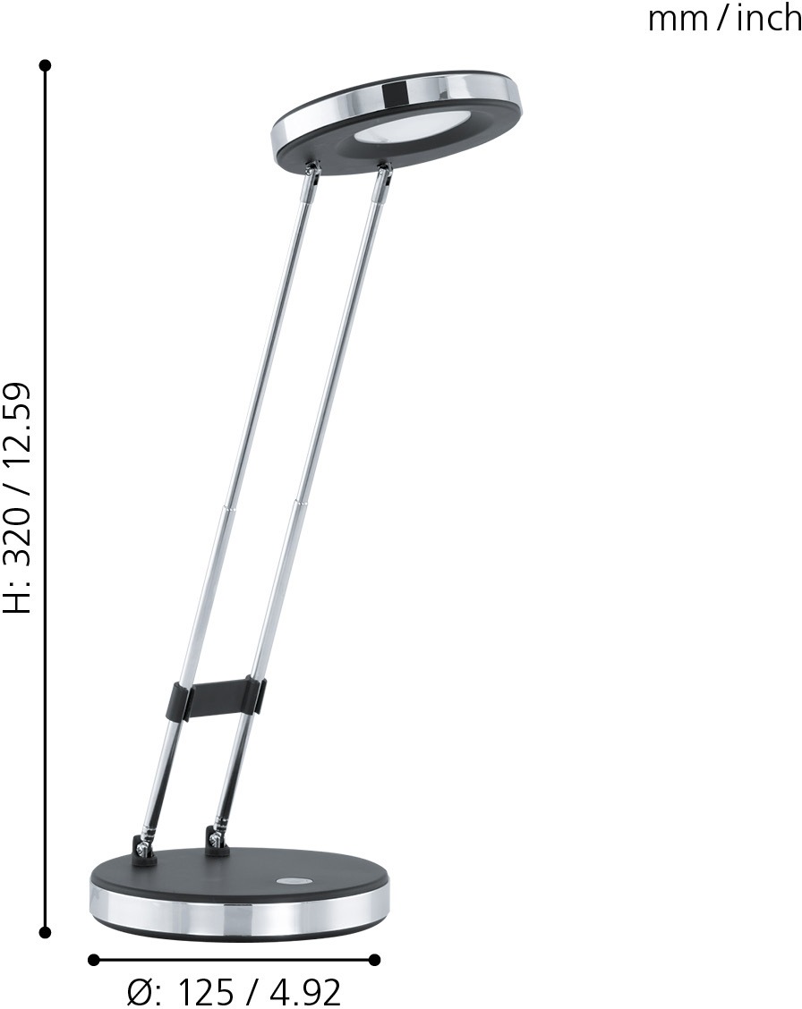 EGLO LED Tischleuchte »Gexo«, 1 flammig, Leuchtmittel LED-Board   LED fest günstig online kaufen