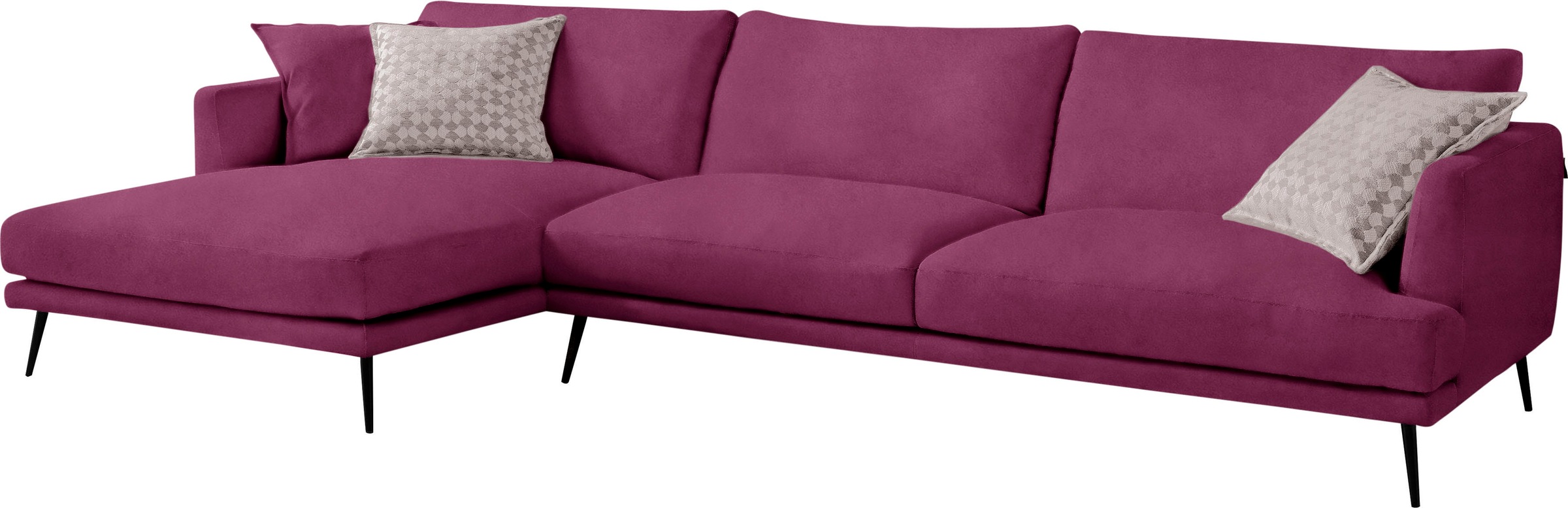 Egoitaliano Ecksofa »Sophia, Designsofa mit extrakomfortablem Sitzkomfort, günstig online kaufen