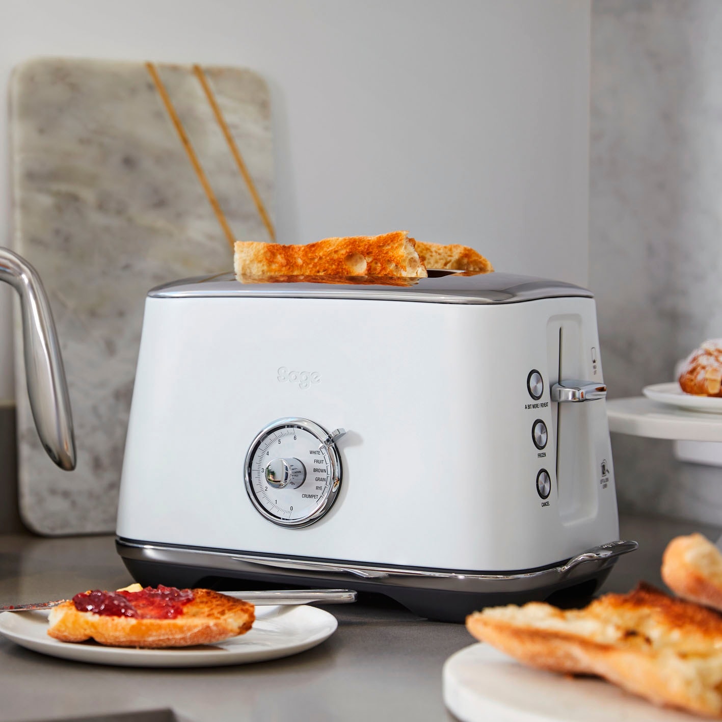 Sage Toaster »the Toast Select Luxe, STA735SST, Sea Salt«, 2 lange Schlitze, 2400 W