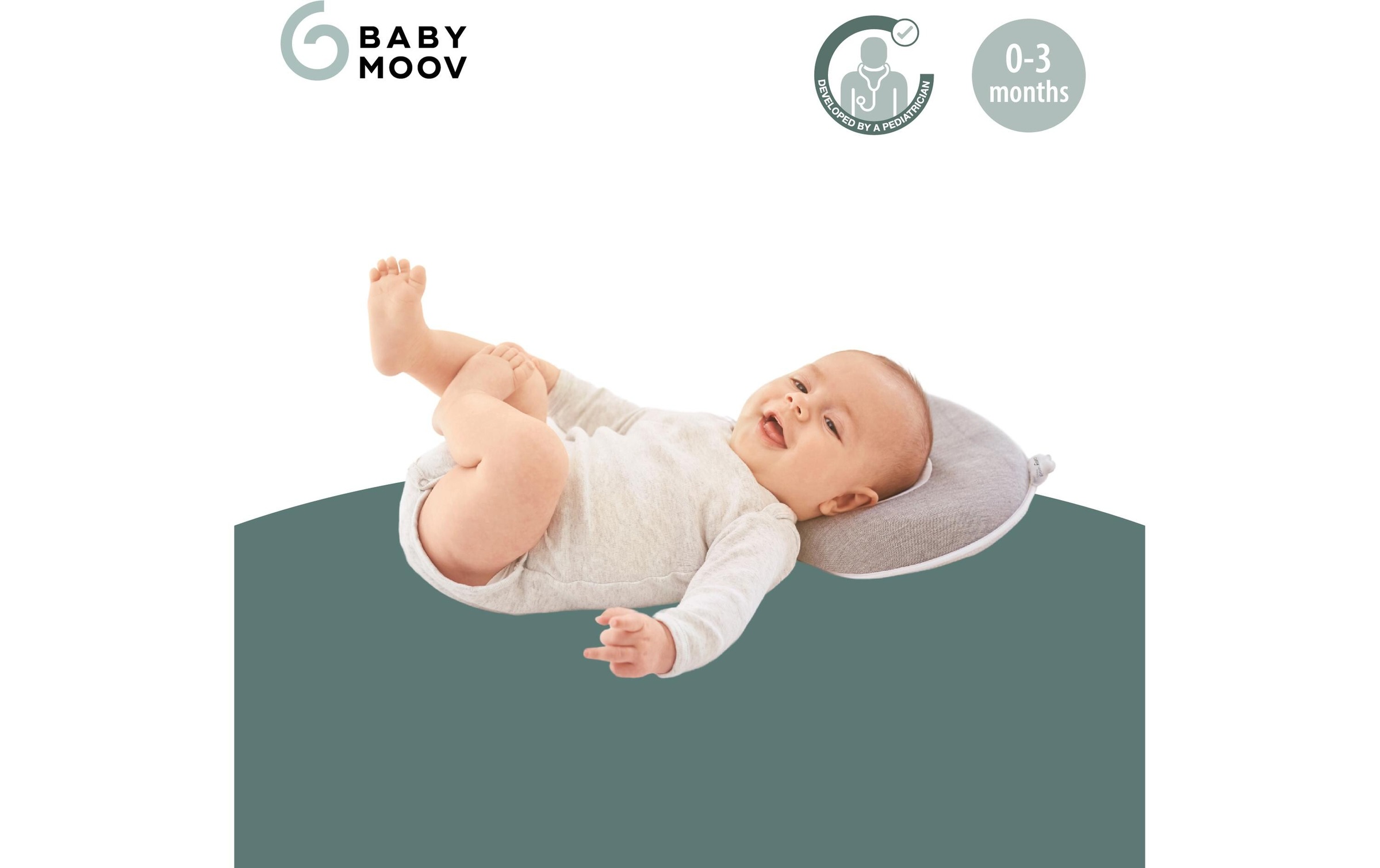 BABYMOOV Kopfkissen »Cosyhead Smokey« 1 Stk. tlg.