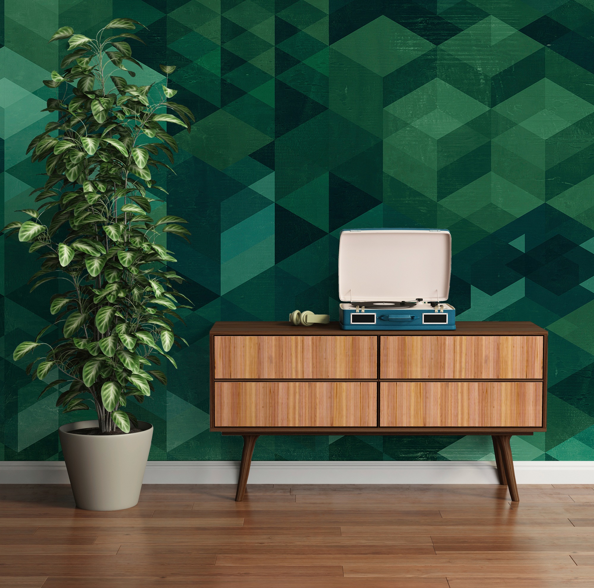 Architects Paper Fototapete »Atelier 47 Vintage Diamond 1«, 3D-Optik, Vlies, Wand, Schräge, Decke