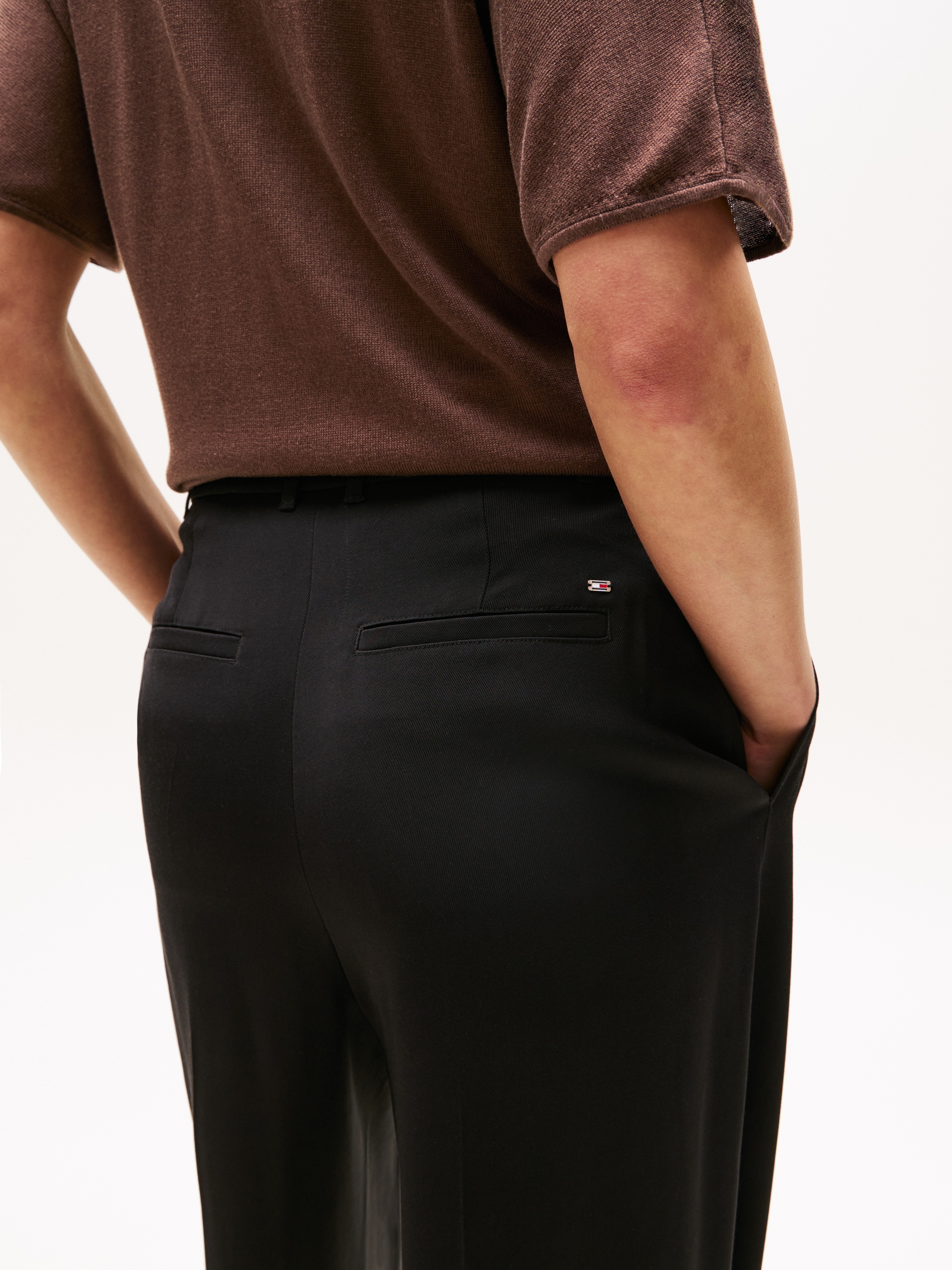 Tommy Hilfiger Webhose »VIS TWILL RLXD STRAIGHT PANTS«