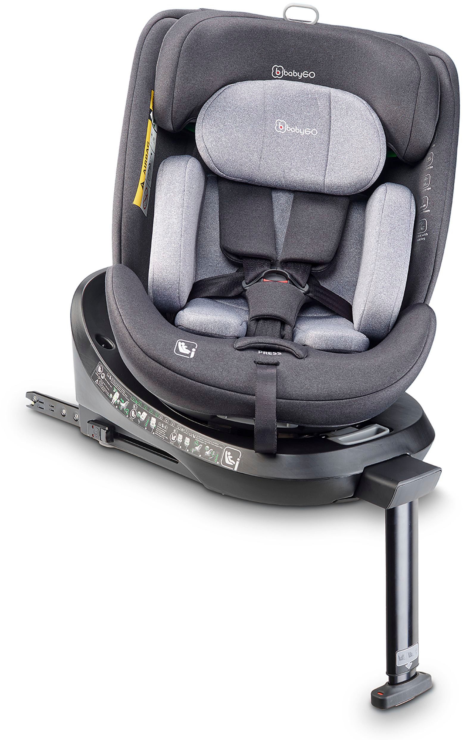 BabyGo Autokindersitz »Move 360 I Size«, für Körpergröße von 40-150 cm