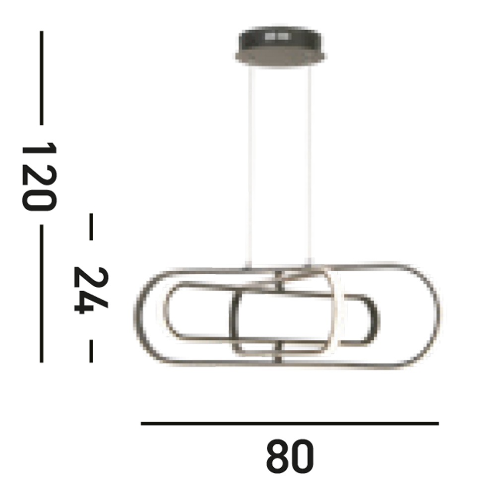 Searchlight LED-Hängeleuchte »Hängeleuchte Clip, 1-flammig« LED-Modul 1 Stk. Farbwechsler Minimalistisches Ambiente