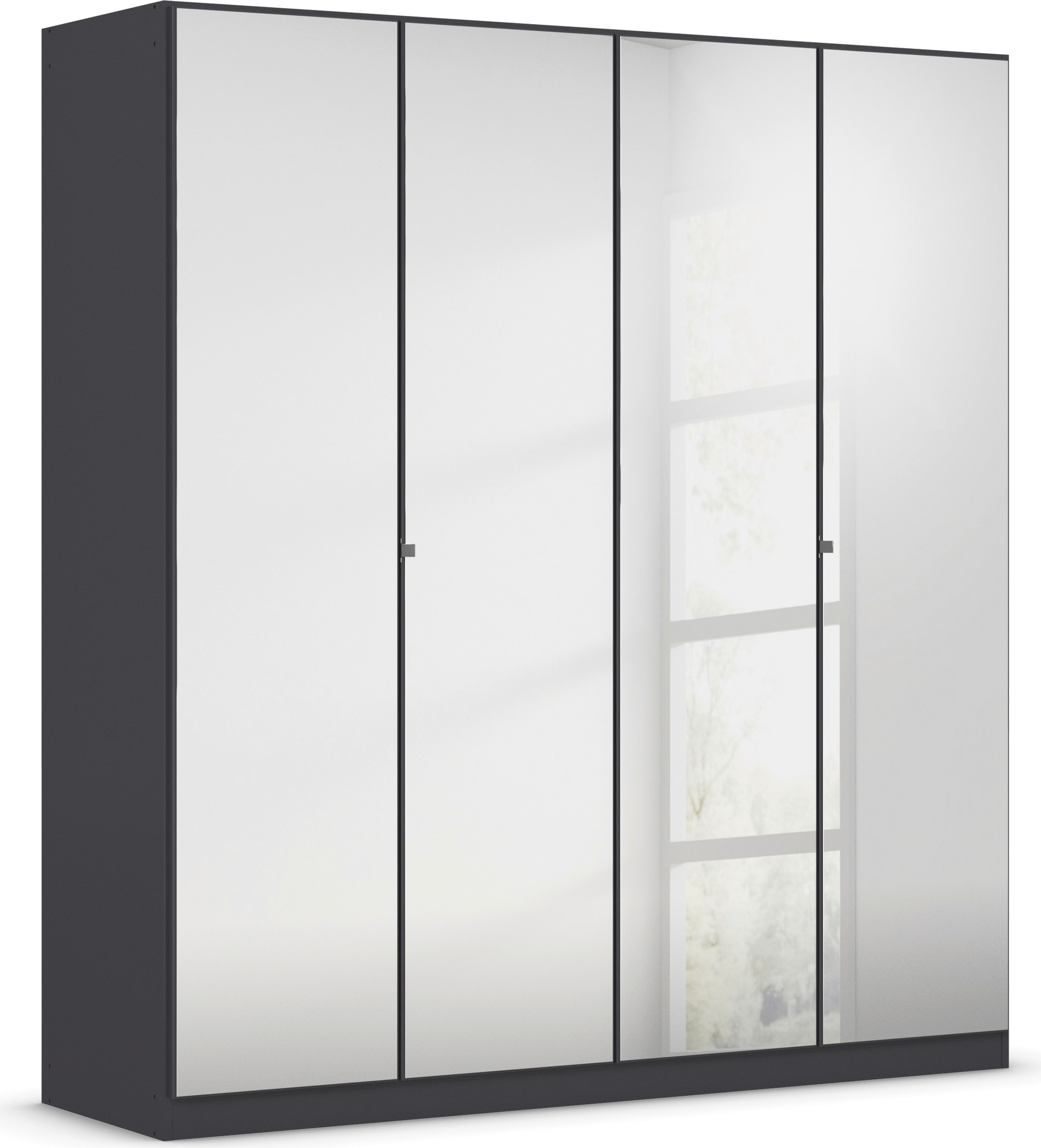 rauch Drehtürenschrank »Reflect«, mit Spiegelfront, inkl. praktischer Inneneinteilung