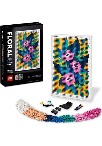 LEGO® Konstruktionsspielsteine »Blumenkunst (31207), LEGO® ART«, (2870 St.) kaufen