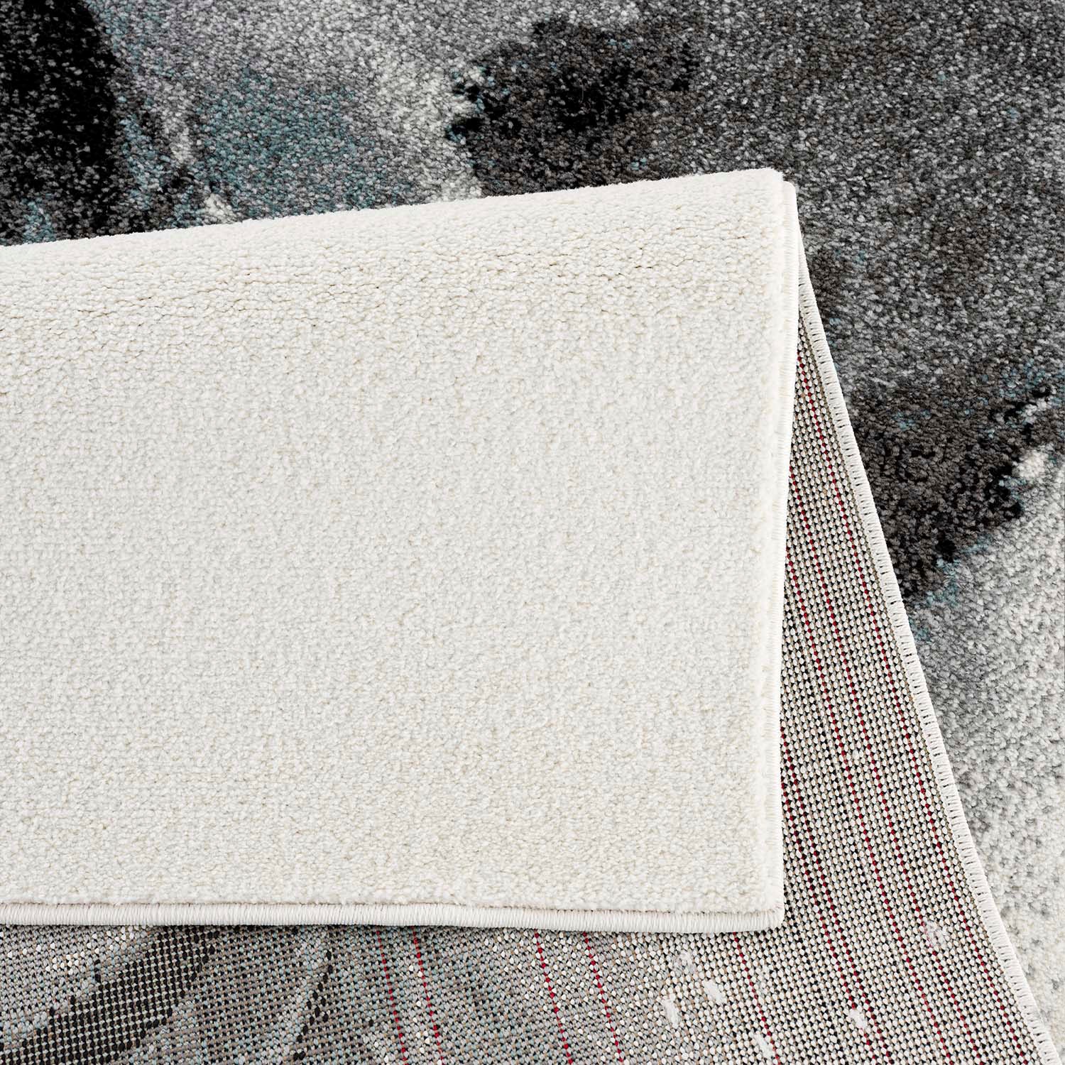 Carpet City Teppich »Savanna 9375«, rechteckig, 11 mm Höhe, mit Federn, Creme/ Grau