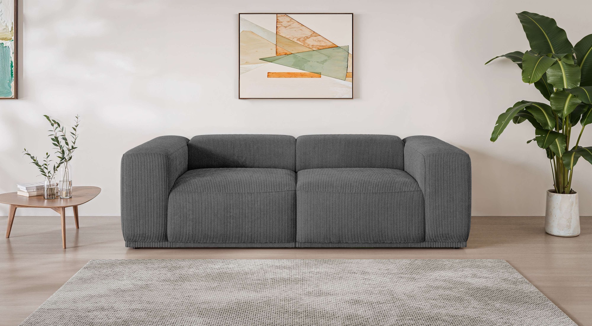 s.Oliver Big-Sofa »EMMERIK Designersofa, 3-Sitzer mit Wellenfederung, B/T/H günstig online kaufen