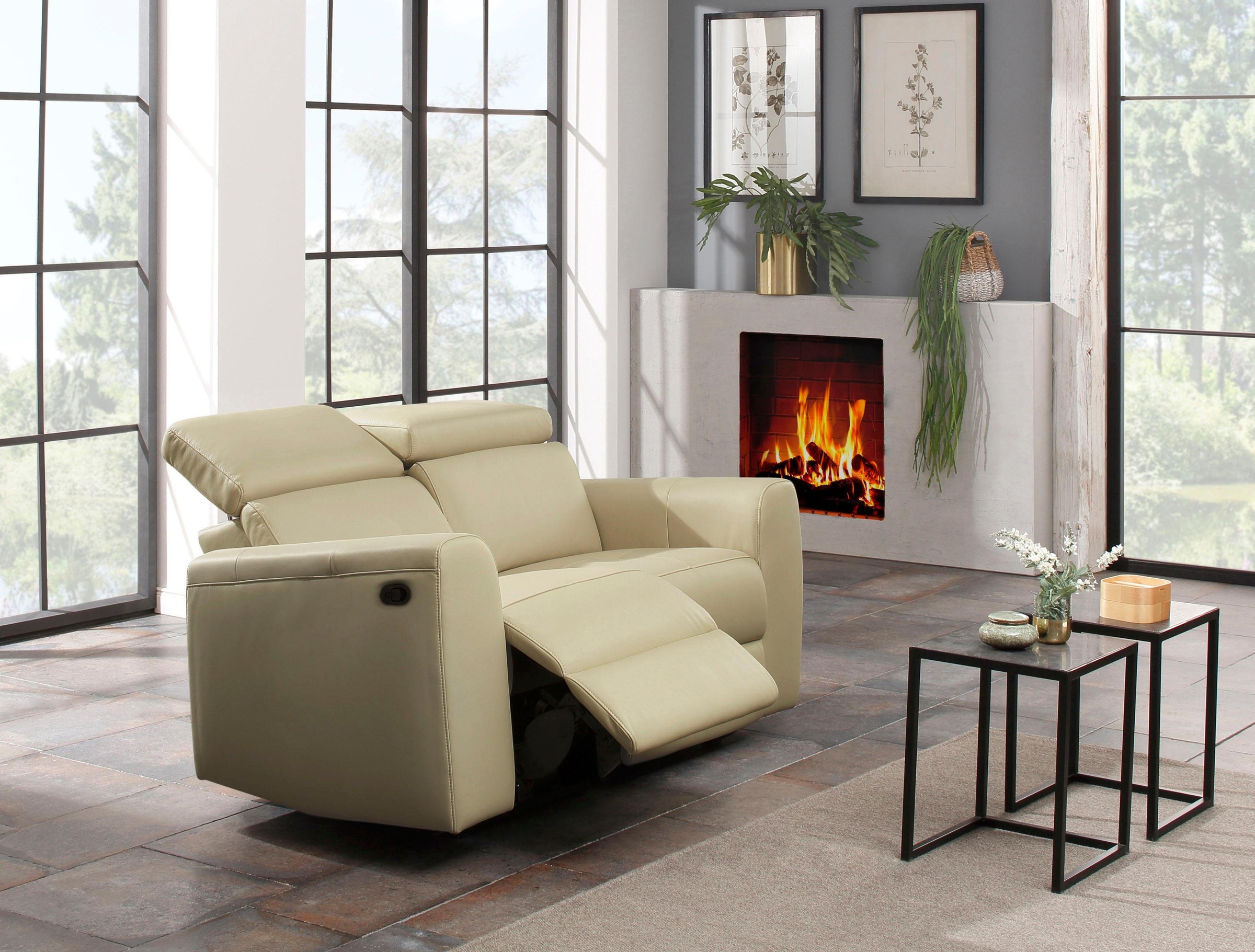 Home affaire "Sentrano" 152 cm, man. o. elektr. Relaxfunktion und USB/Kopfv günstig online kaufen