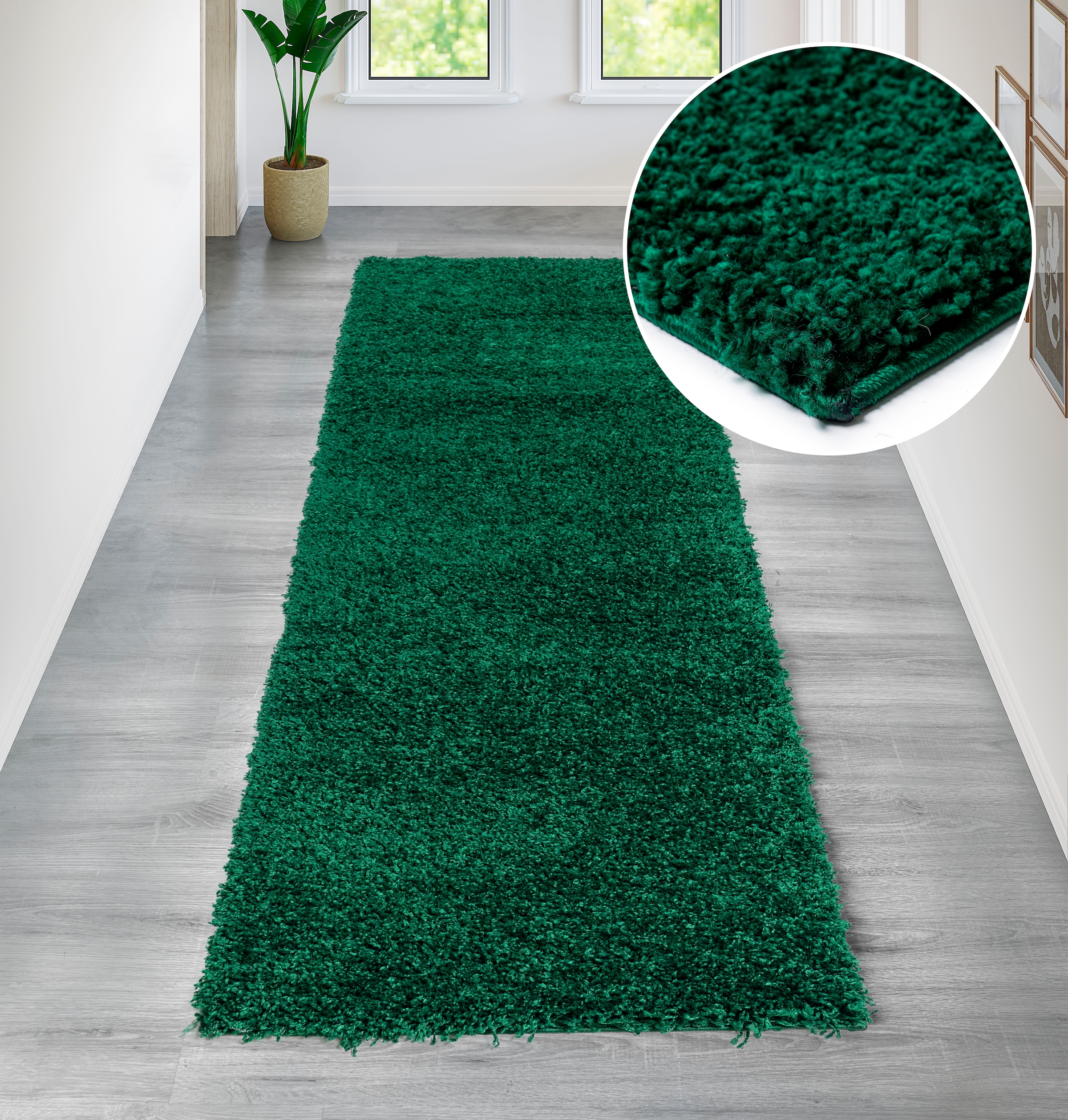 Bruno Banani Läufer Shaggy Soft, rechteckig, günstig online kaufen