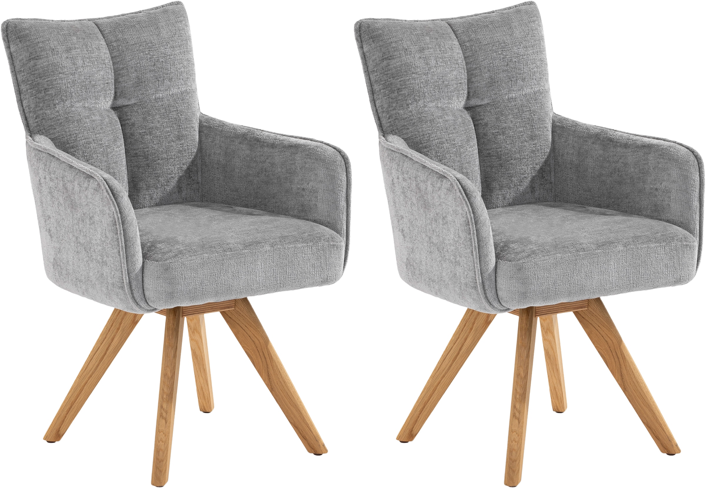 set one by Musterring Armlehnstuhl »Tucson« (Set) 2er-Set, drehbar mit Rück günstig online kaufen