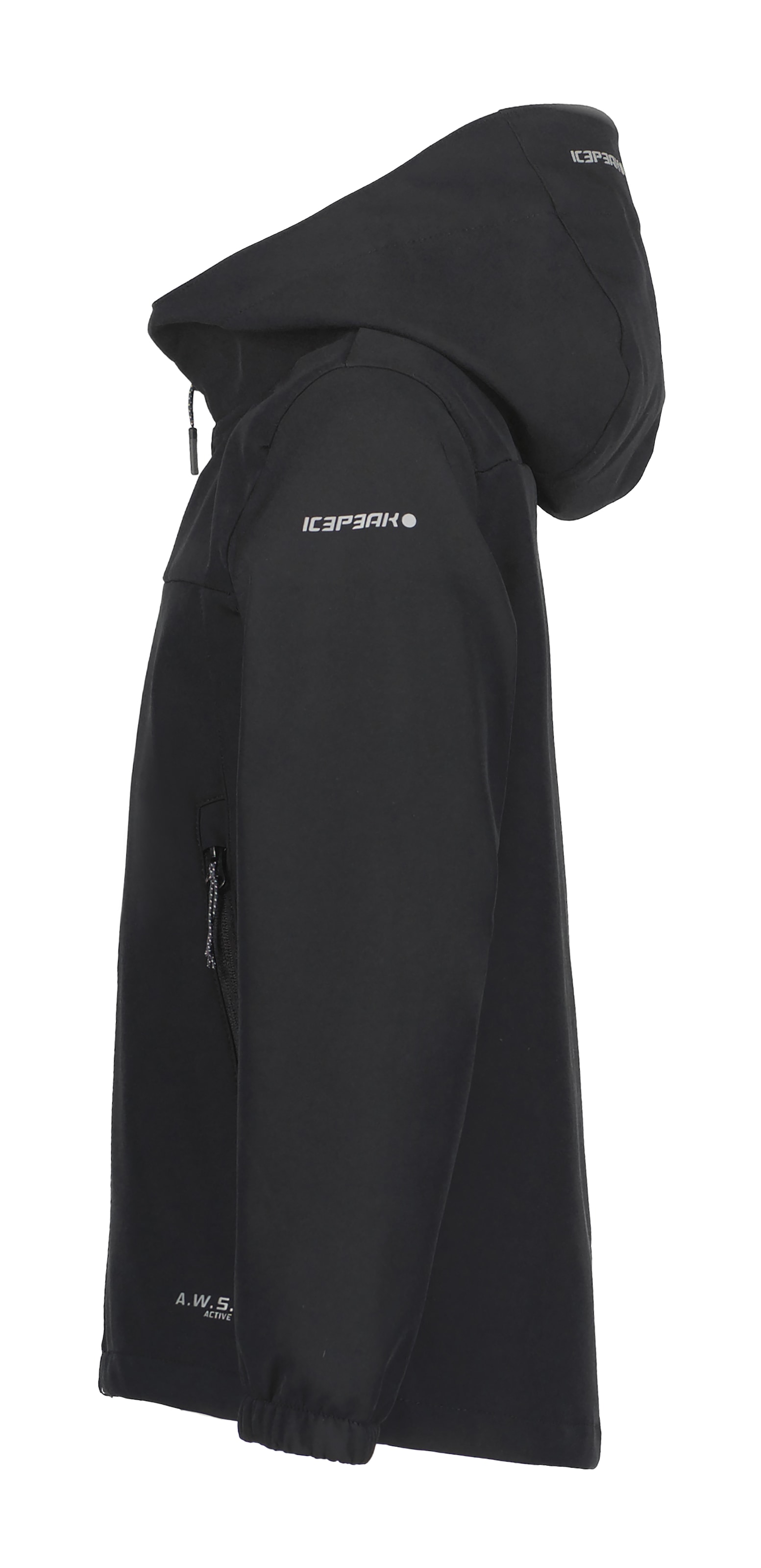 Icepeak Softshelljacke »KONAN JR« 1 Stk. tlg. mit Kapuze aus winddichtem und wasserabweisendem Material