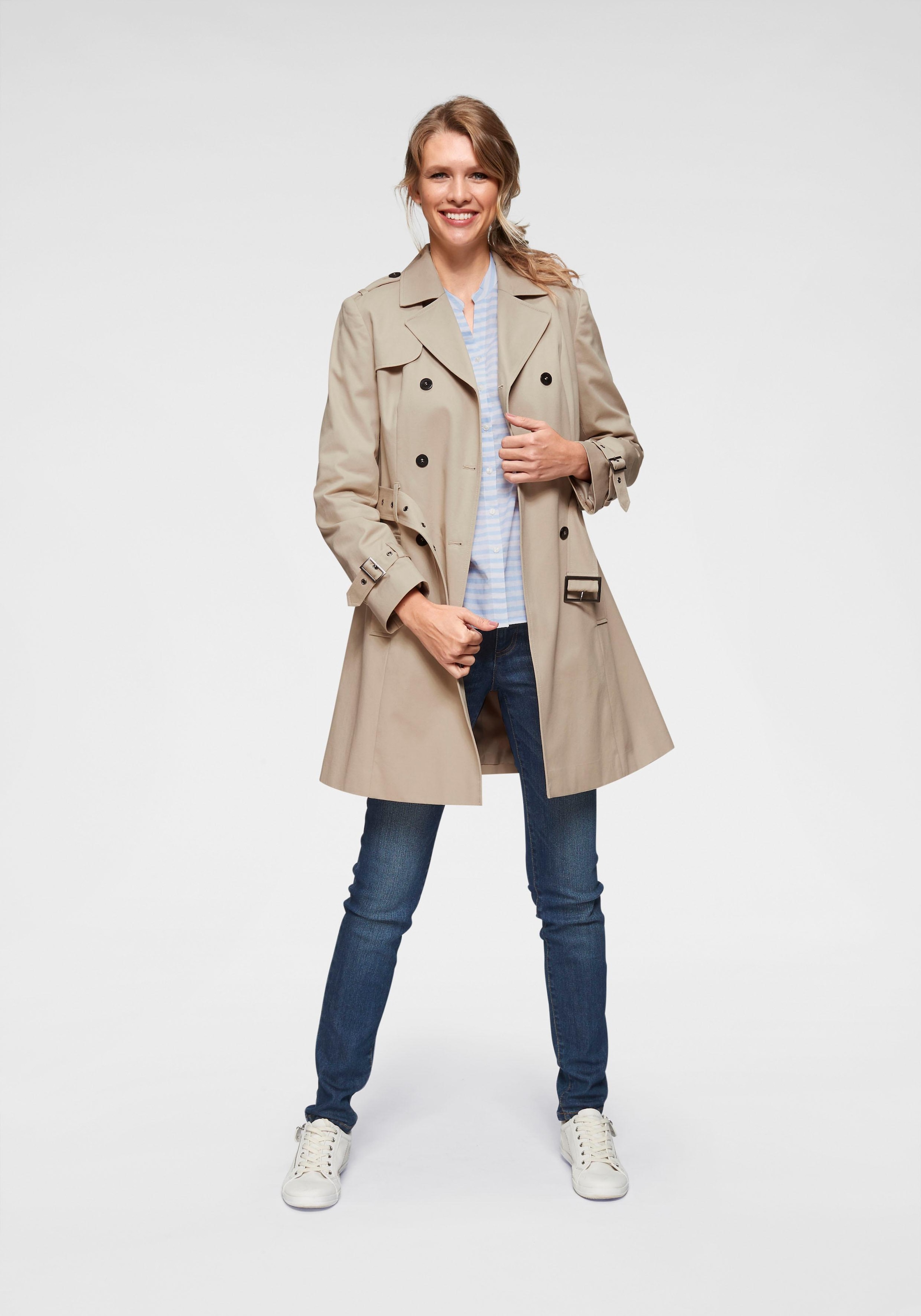 Aniston CASUAL Trenchcoat, mit Gürtel zum Regulieren im Online-Shop kaufen