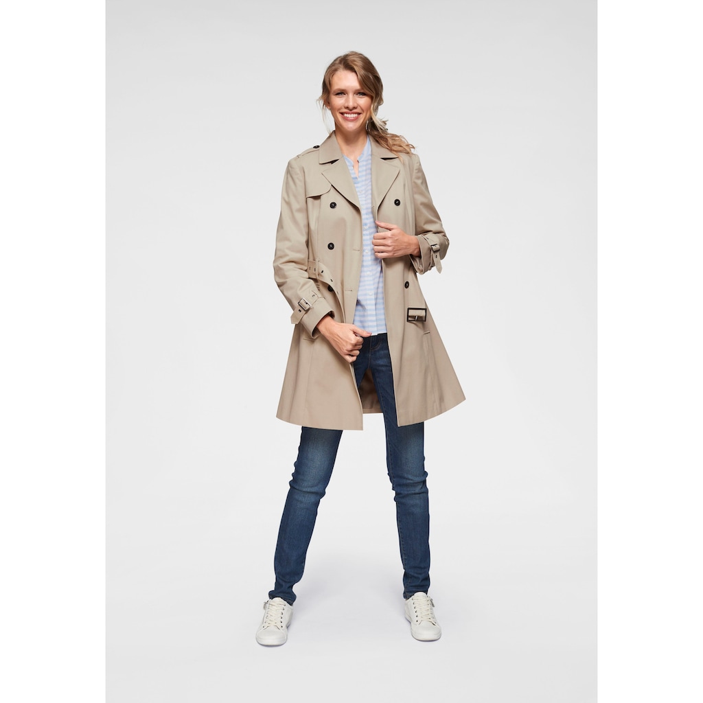 Aniston CASUAL Trenchcoat, mit Gürtel zum Regulieren