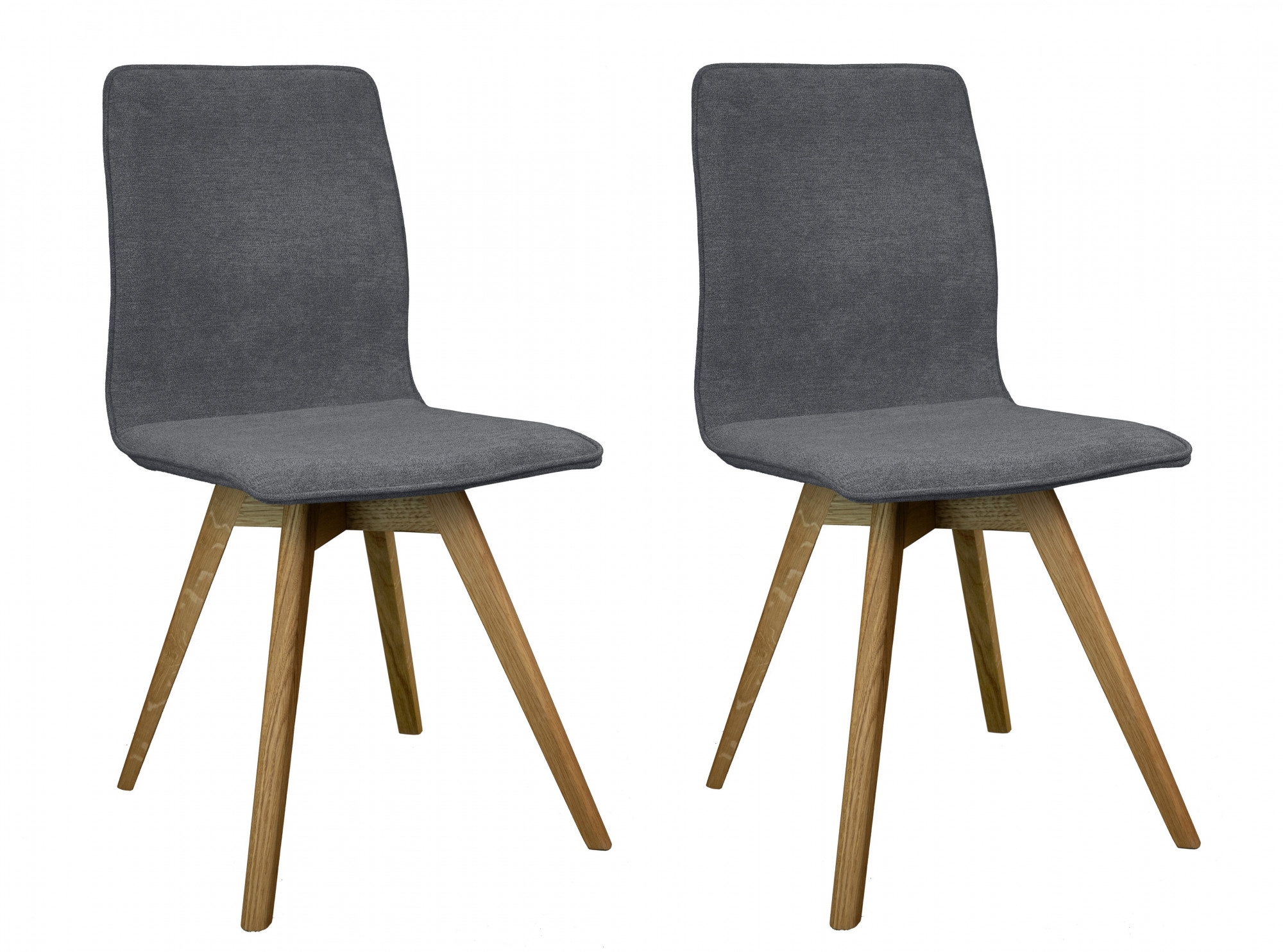 andas Esszimmerstuhl »Rania«, (Set), 2 St., Microfaser, Massivholzgestell, günstig online kaufen