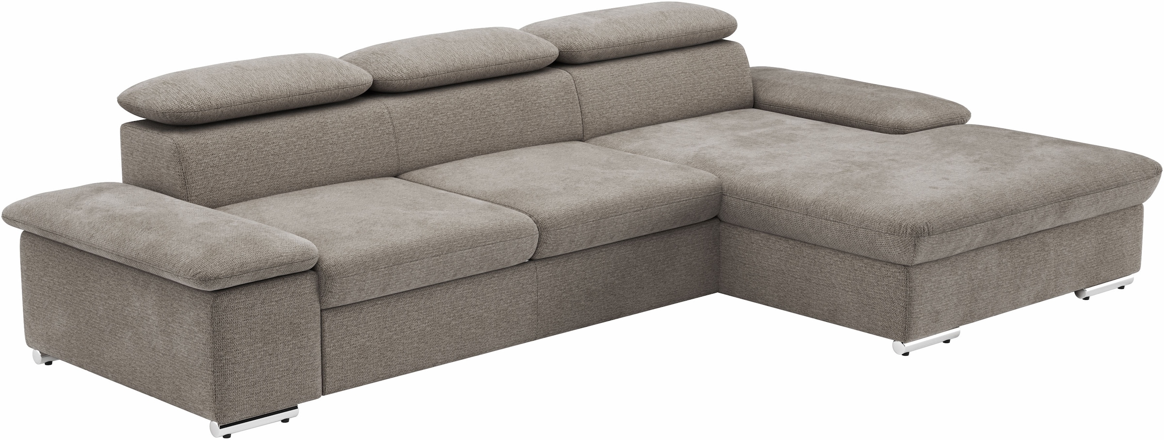 sit&more Ecksofa »Valantine L-Form«, inkl. Kopf- und Armteilverstellung, wahlweise mit Bettfunktion