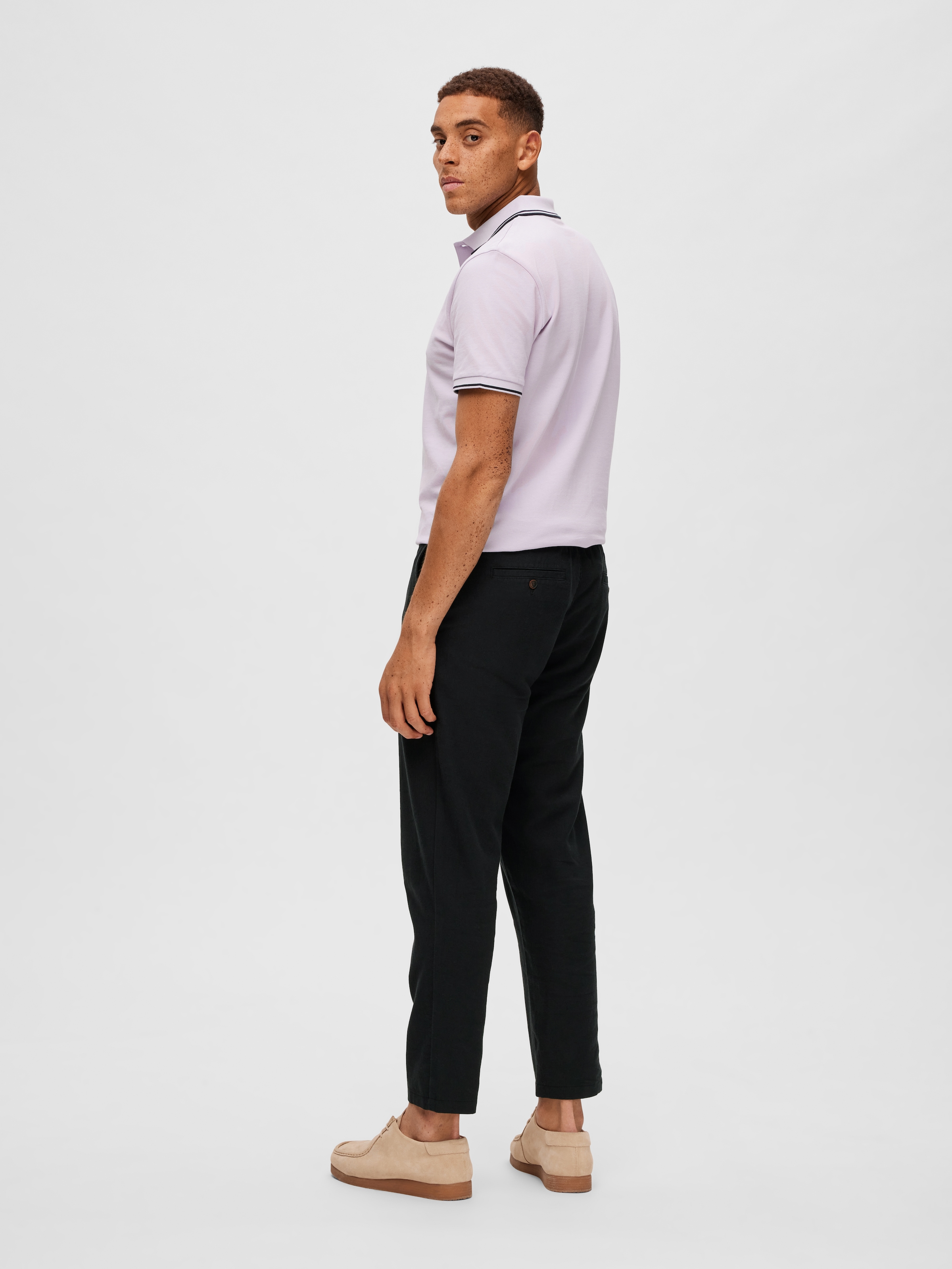 SELECTED HOMME Chinohose »SLH172-SLIMTAPE BRODY LINEN PANT NOOS«, mit Leinen