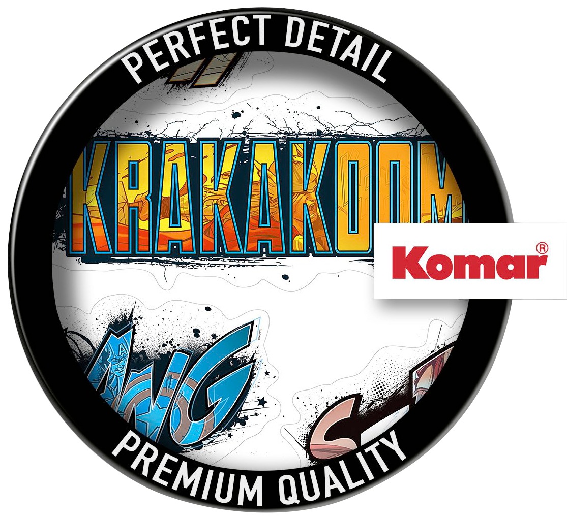 Komar Wandtattoo »Avengers Sounds - Größe 50 x 70 cm«, (6 St.), selbstklebend, Wandsticker, Kinderzimmer