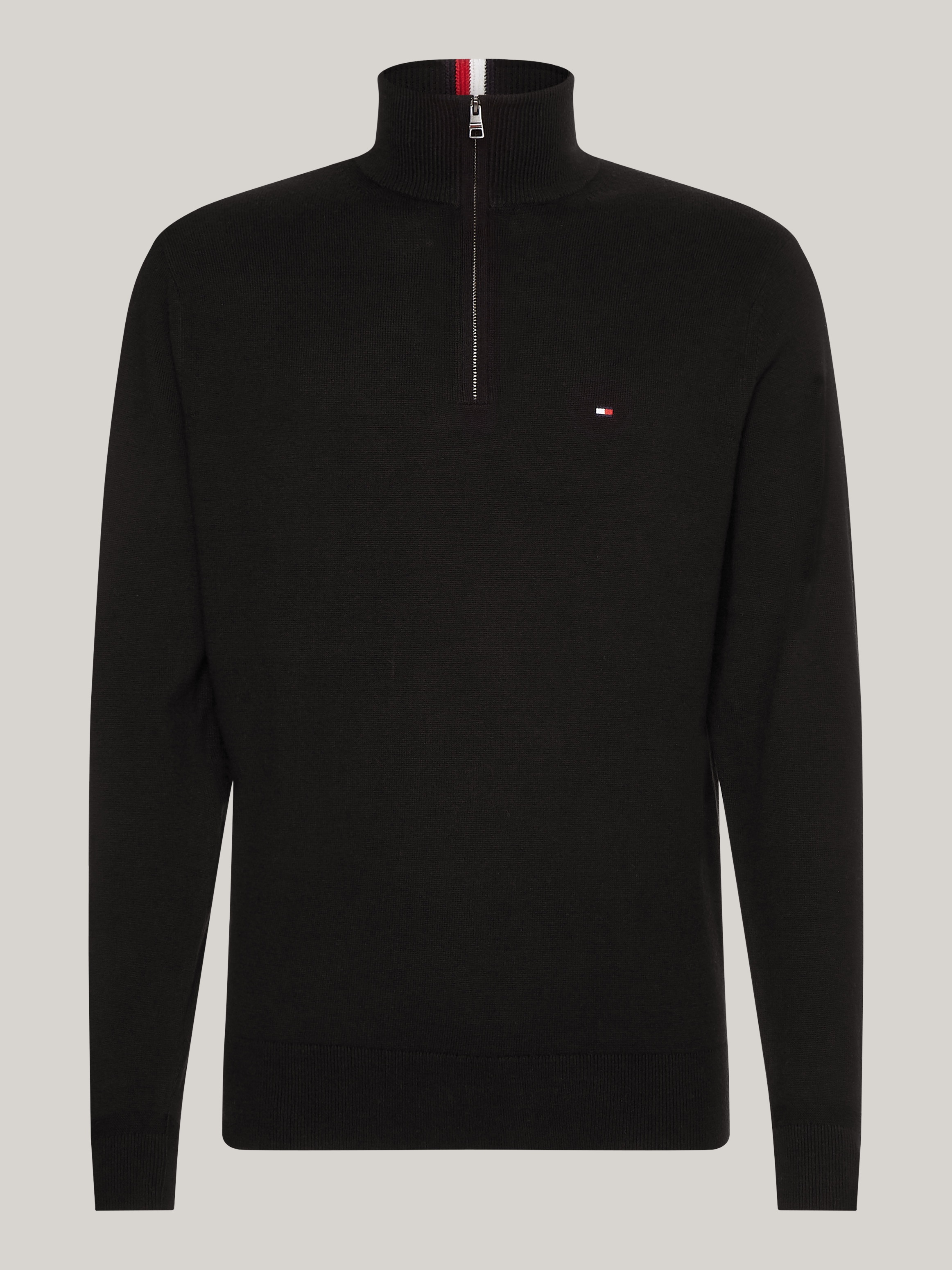 Tommy Hilfiger Big & Tall Troyer »BT-PIMA ORG CTN CASHMERE ZMOCK-B« Große Größen