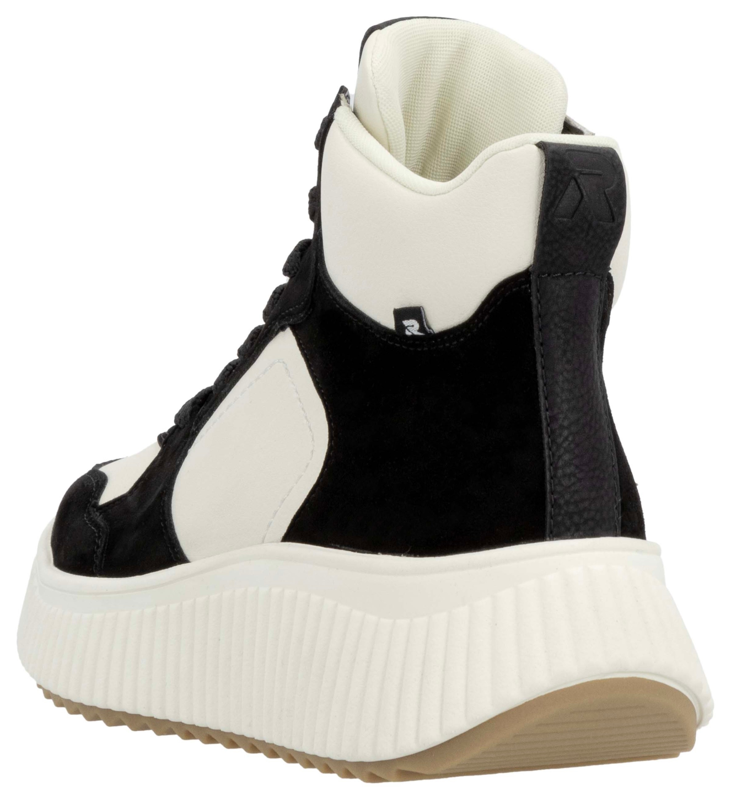 Rieker EVOLUTION Sneaker, Freizeitschuh, High Top Sneaker, Schnürboots, Schaftrandpolsterung