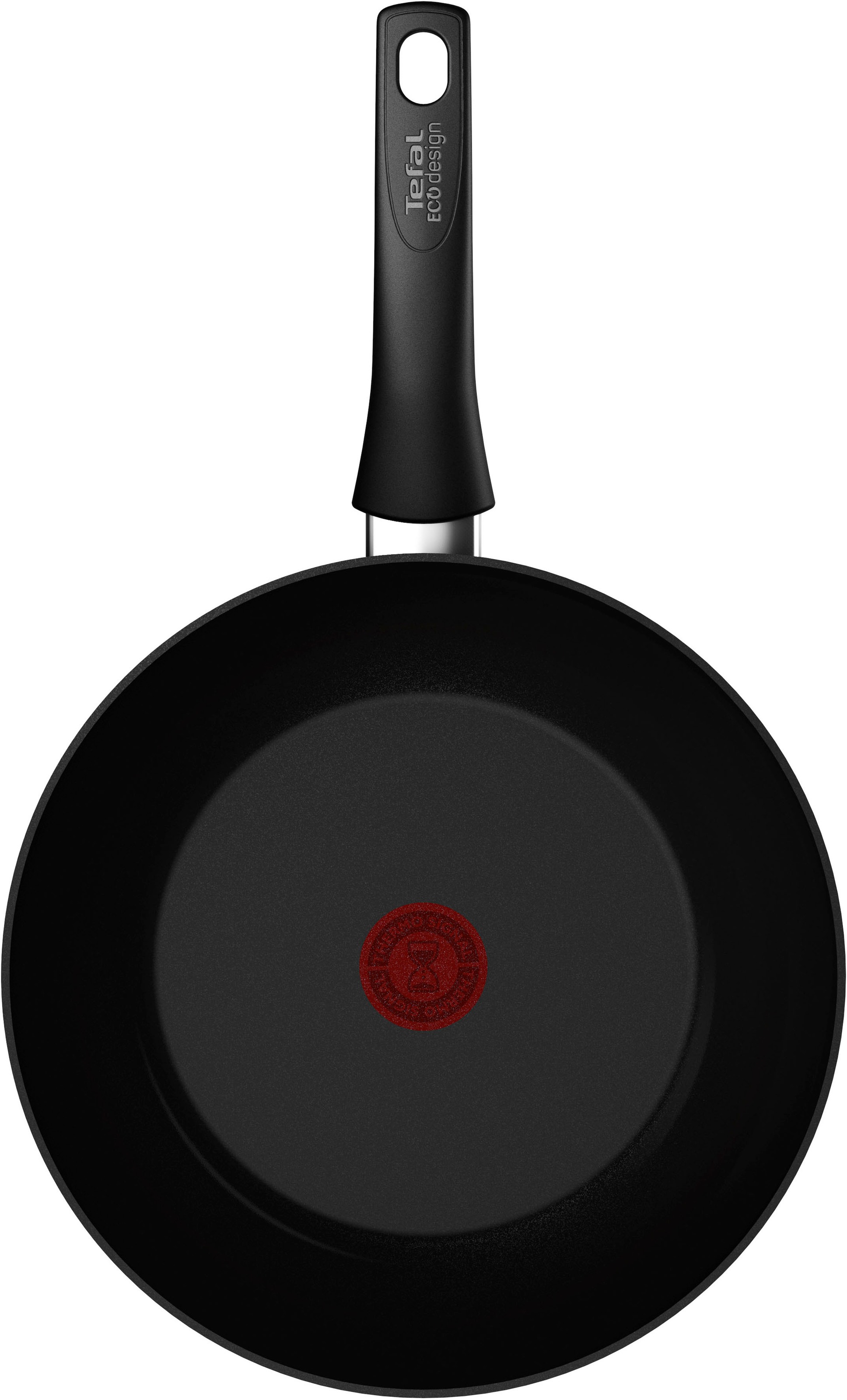 Tefal Wok »Renew On Black« Aluminium 1 Stk. tlg. recycelt, Thermo-Signal, Ø günstig online kaufen