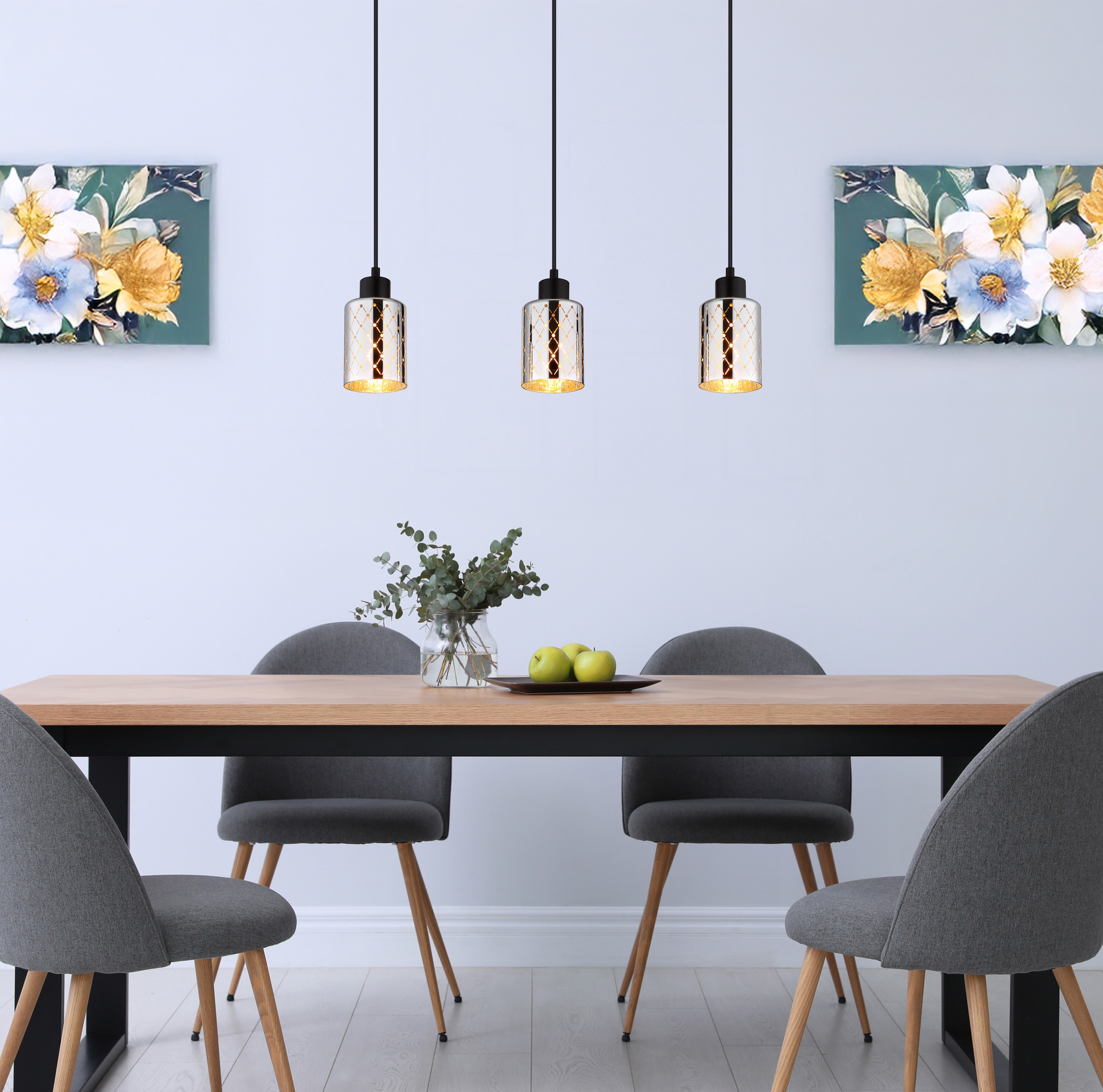 GLOBO LIGHTING Hängeleuchte »ALONSO« E27 1 Stk. Hängelampe Esszimmer-Leucht günstig online kaufen