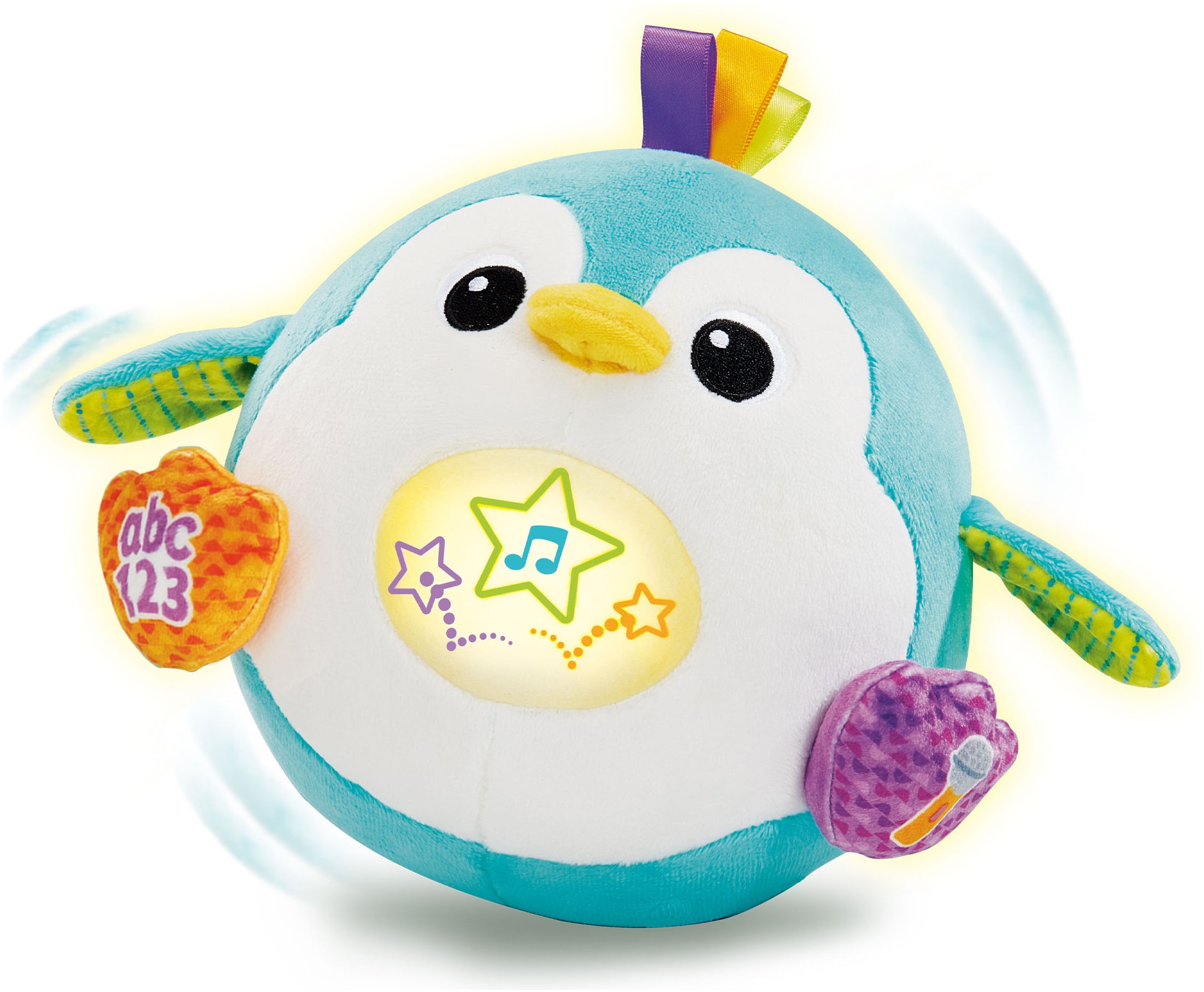 Vtech® Plüschfigur »Vtech Baby, Hüpfspaß-Pinguin« mit Aufnahmefunktion