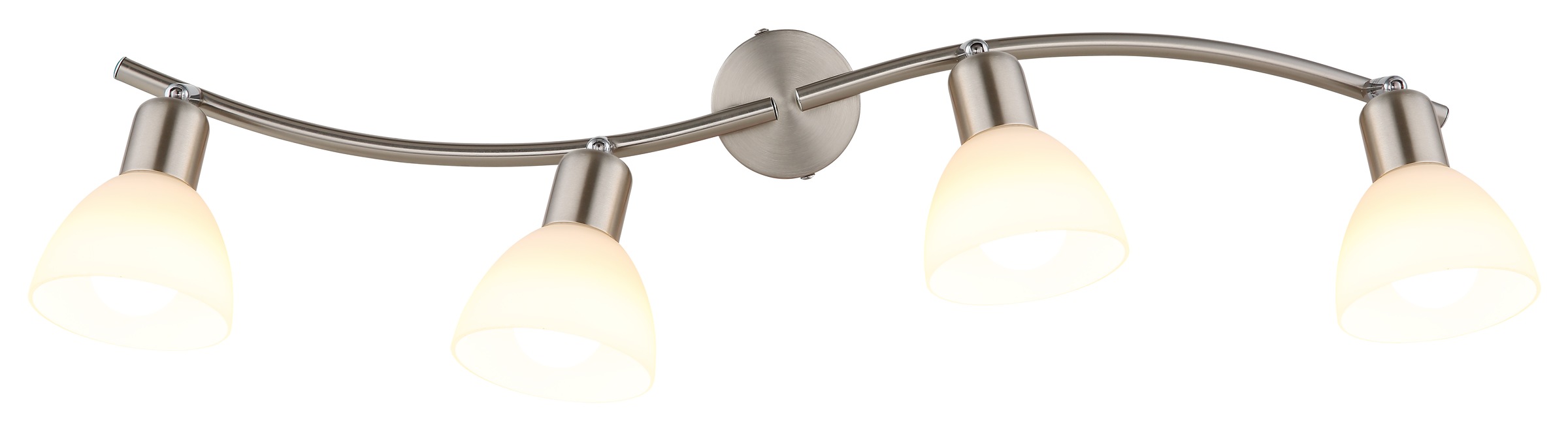 NOWA LED Deckenleuchte »MALTE« E14 1 Stk. Warmweiß Deckenstrahler Glas opal Gläser Wohnzimmer Flur Schlafzimmer