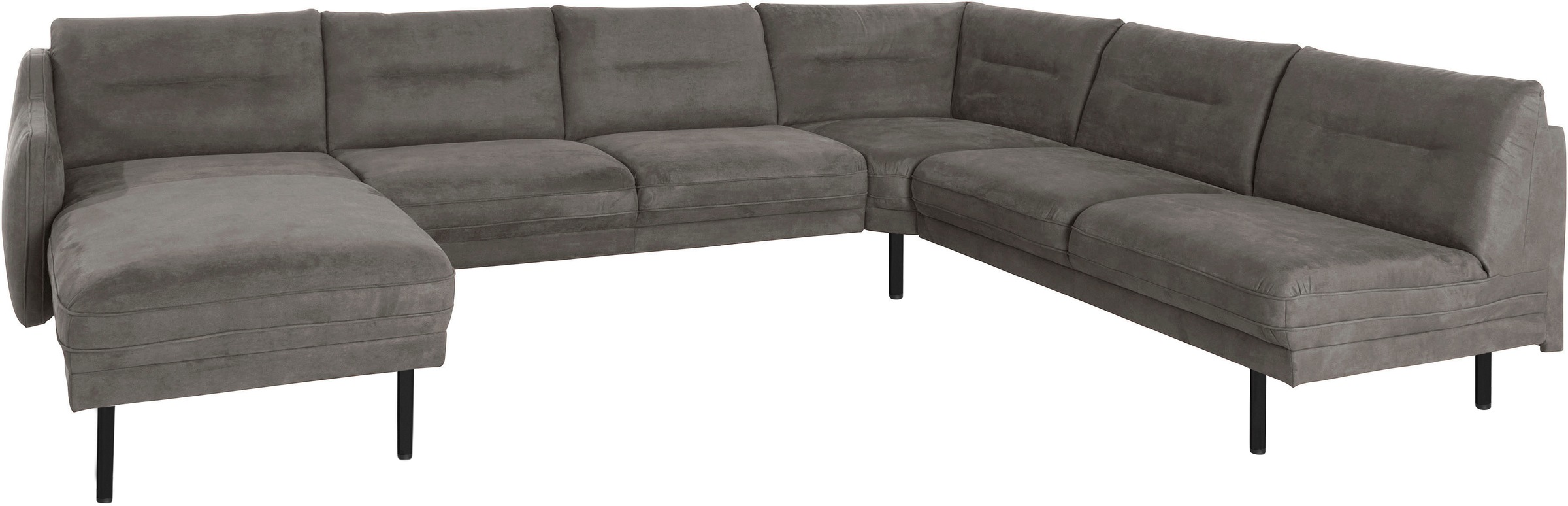 Home affaire Wohnlandschaft »Nordfyn U-Form« edles Design in 3 Bezugsqualit günstig online kaufen