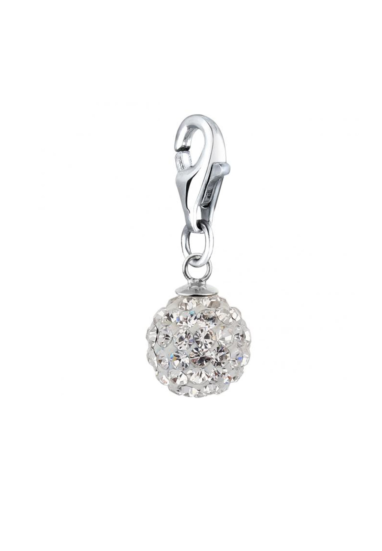 Nenalina Charm-Einhänger »Anhänger Ball 925 Silber, mit Kristallen von Swarovski®«