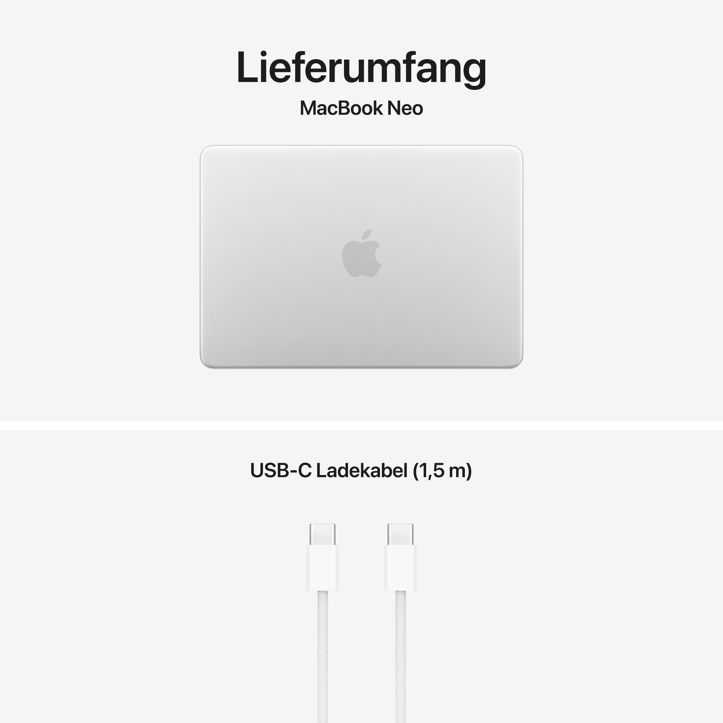 Apple Notebook »Macbook Neo 13"« 33,02 cm / 13 ″ Apple A18 Pro 5-Core GPU 256 GB SSD