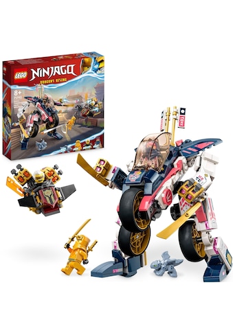 Konstruktionsspielsteine »Soras Mech-Bike (71792), LEGO® NINJAGO«, (384 St.)