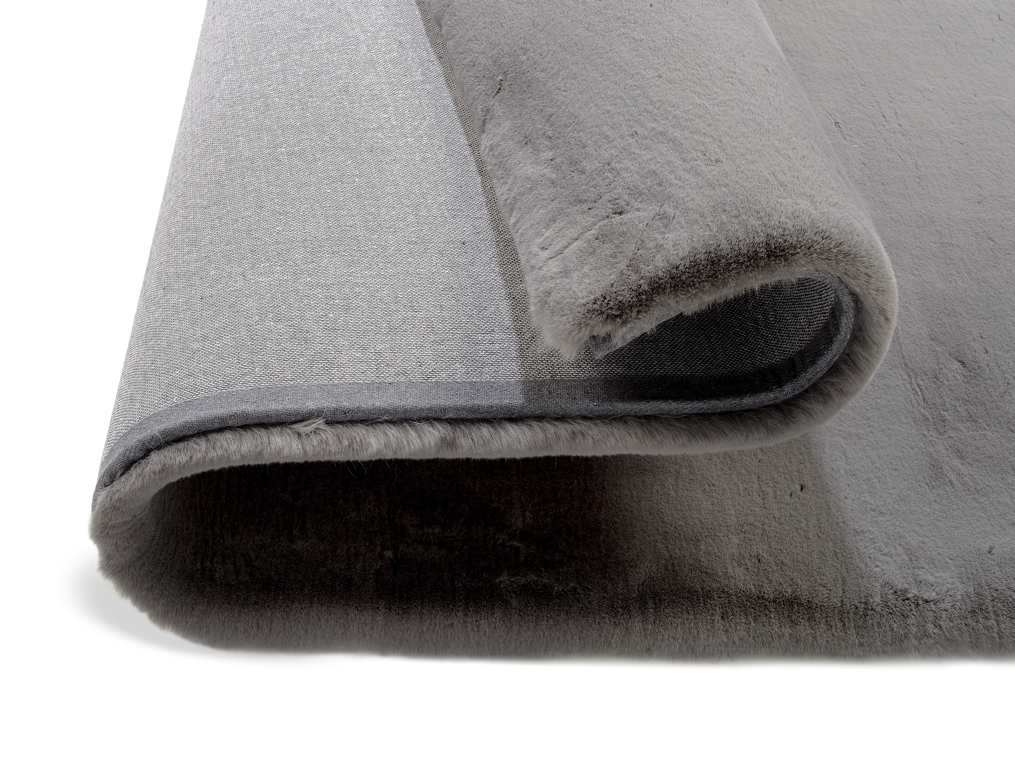 OCI DIE TEPPICHMARKE Teppich »ALISSA«, rechteckig, 38 mm Höhe, Kuschelig weicher Flor, Kaninchen Fell Haptik, getuftet