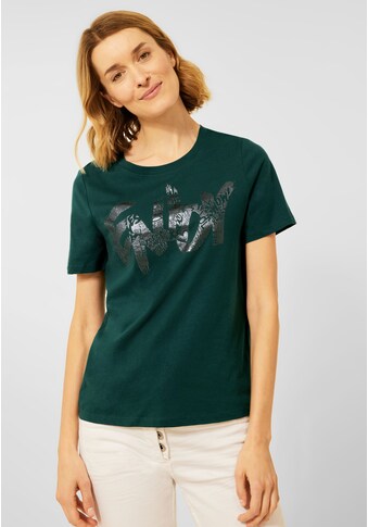 Cecil T-Shirt, mit schimmerndem Schriftzug kaufen