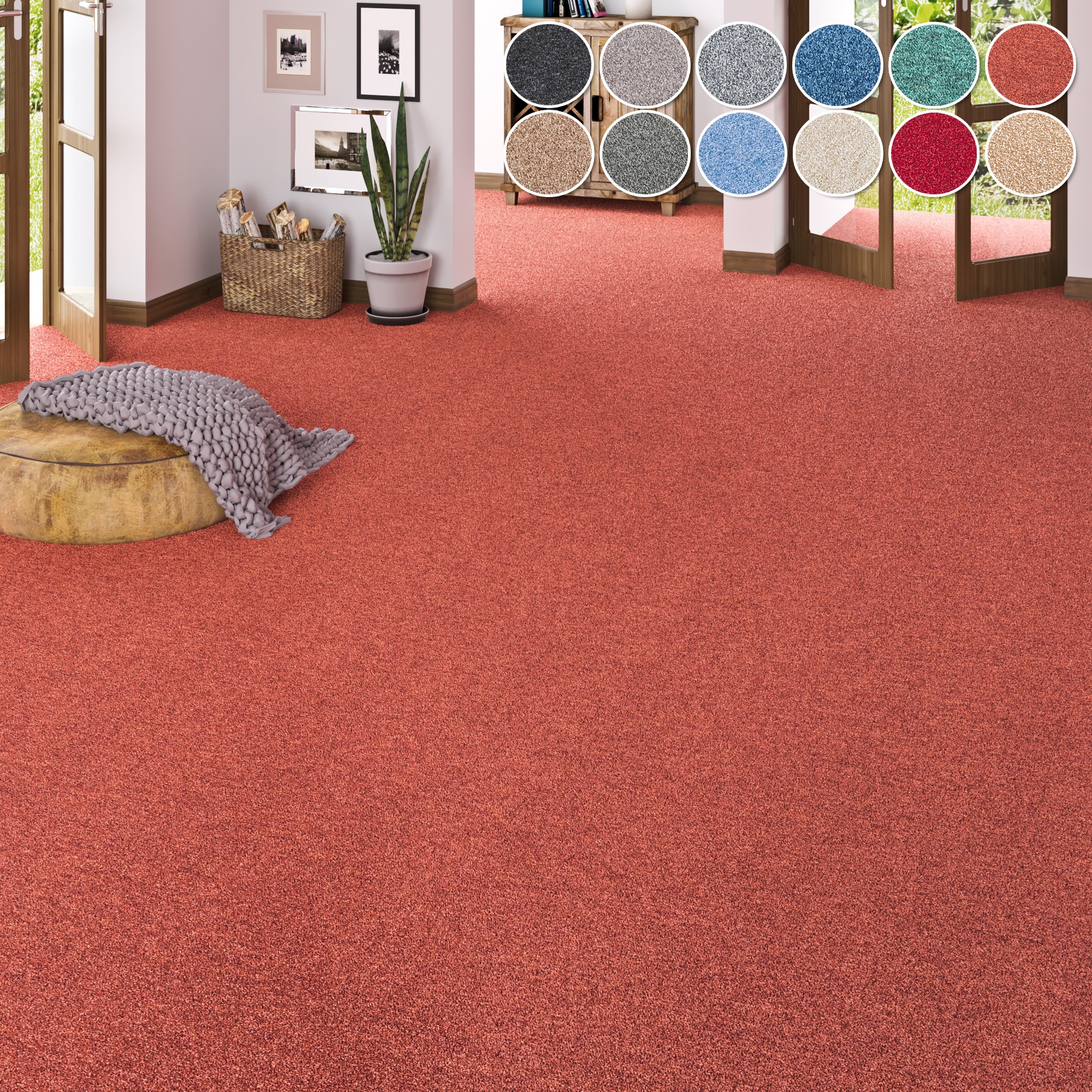 my home Teppichboden »Fortis, Schlinge, Made in Netherlands«, rechteckig, 5 günstig online kaufen