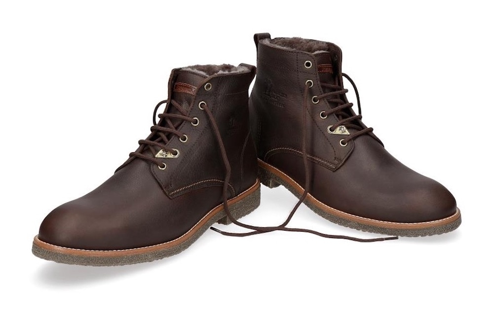 Panama Jack Winterboots »Glasgow Igloo«, Schnürboots, Winterstiefelette, Casual-Boots mit Lammfellfutter