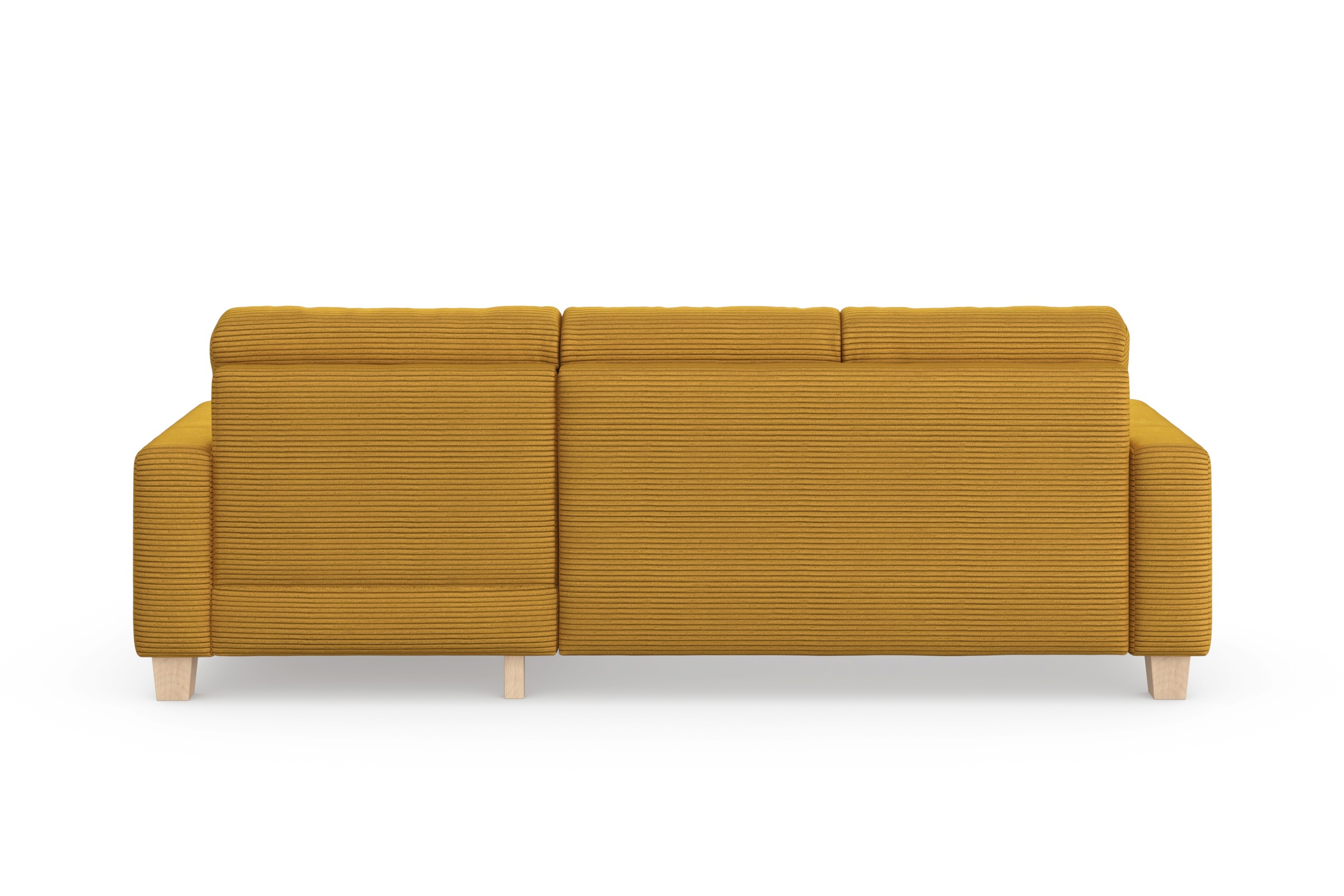 Home affaire Ecksofa »Summer L-Form«, mit Recamiere, mit oder ohne Bettfunktion und Bettkasten, Cord-Bezug
