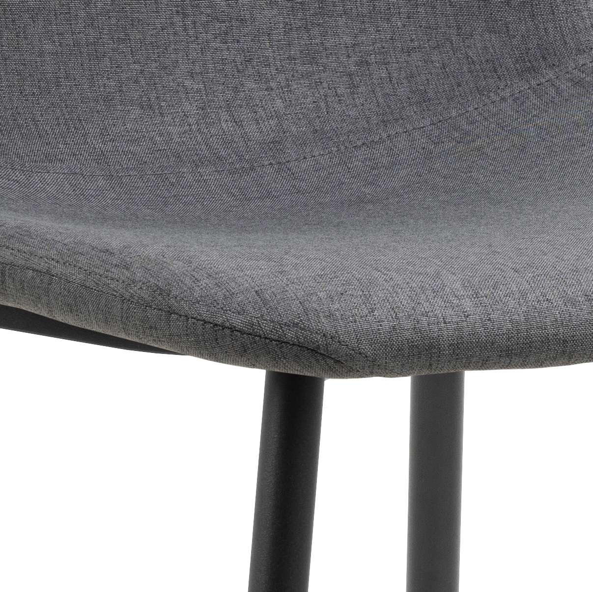 ACTONA GROUP Esszimmer-Set »Essgruppe, Speisetisch mit Stühlen«, (Komplett-Set, 5 St., 1x Tisch + 4x Stühle), Rechteckig Esstisch+4x Stühle, grau keramik, dunkelgrau,140x80x75cm