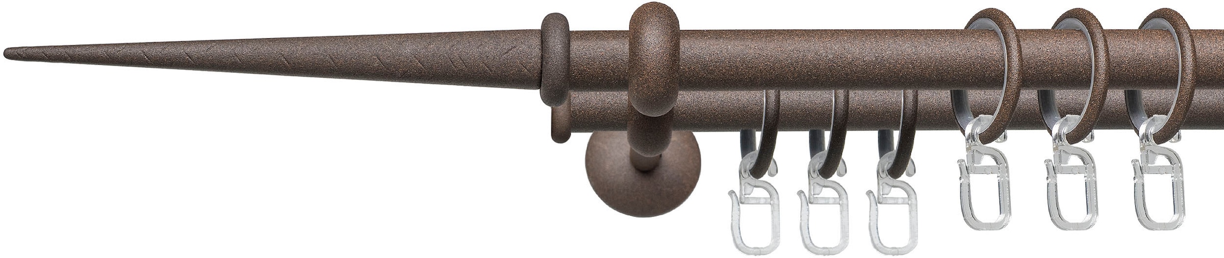 Liedeco Gardinenstangen-Endstück »Endstück, Endknopf Spitze "Esperanca" für 16 mm Stangen«, (2 St.), Endstück, Endknopf