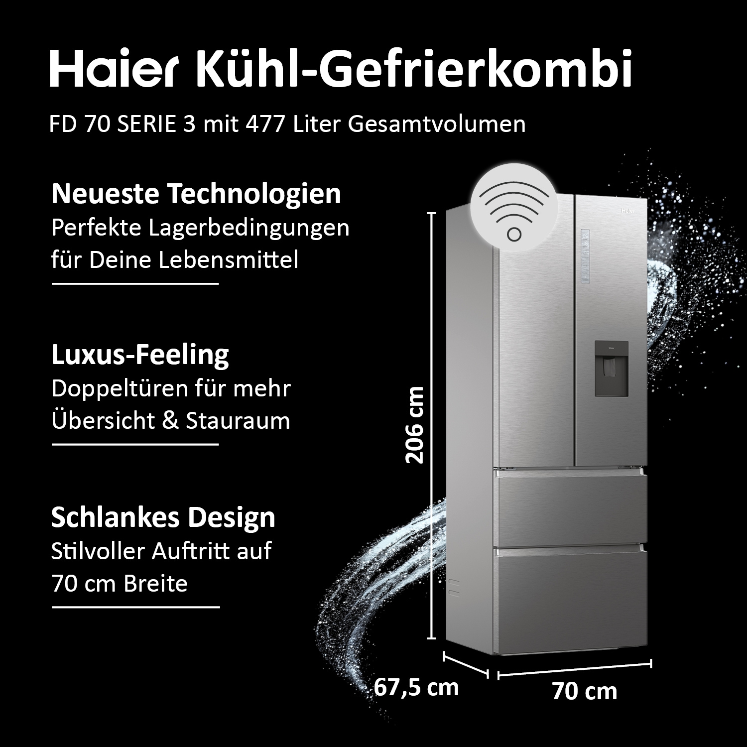 Haier French Door »HFR7720DWMP«