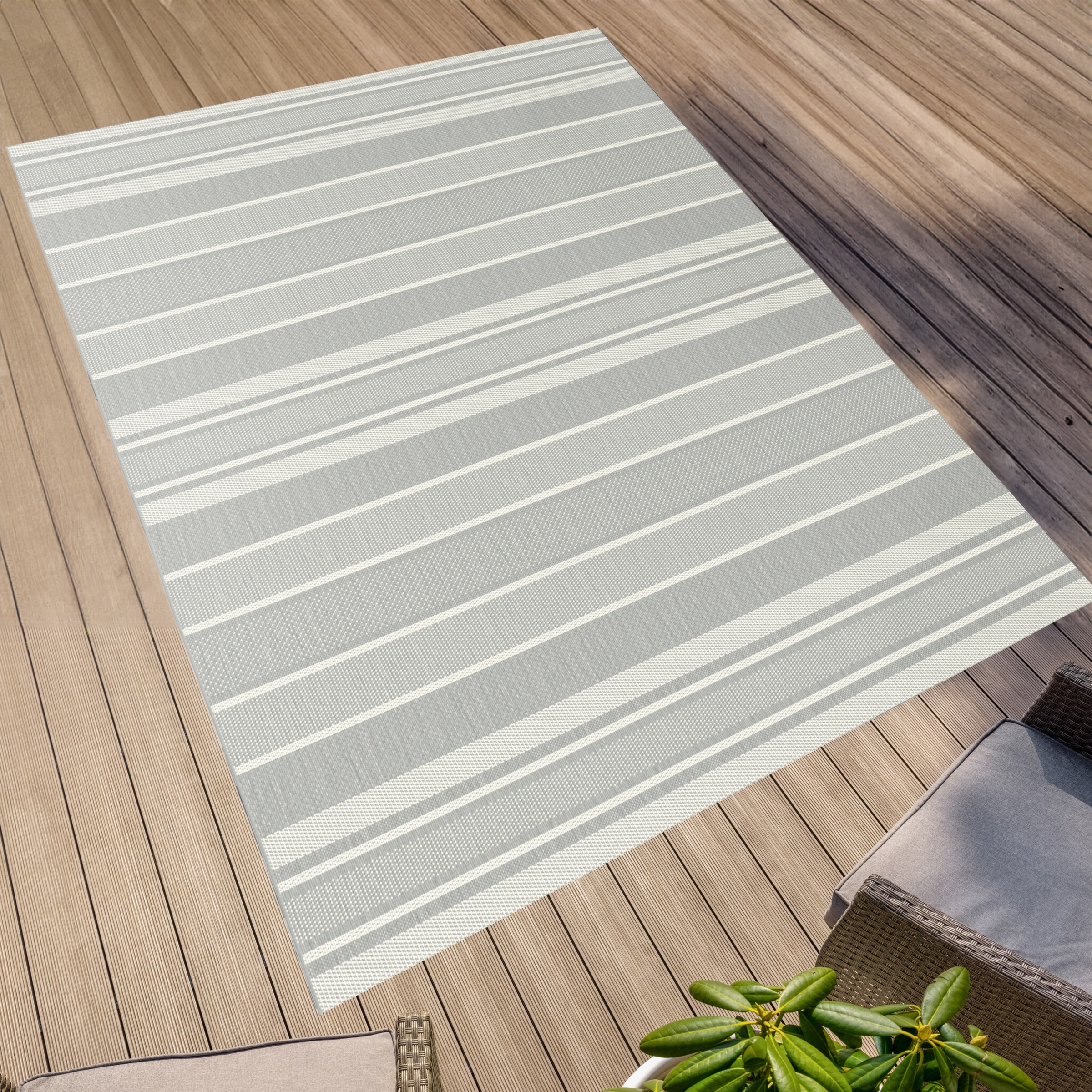 Primaflor-Ideen in Textil Teppich »Outdoorteppich ELDORADO Rigato, Made in günstig online kaufen