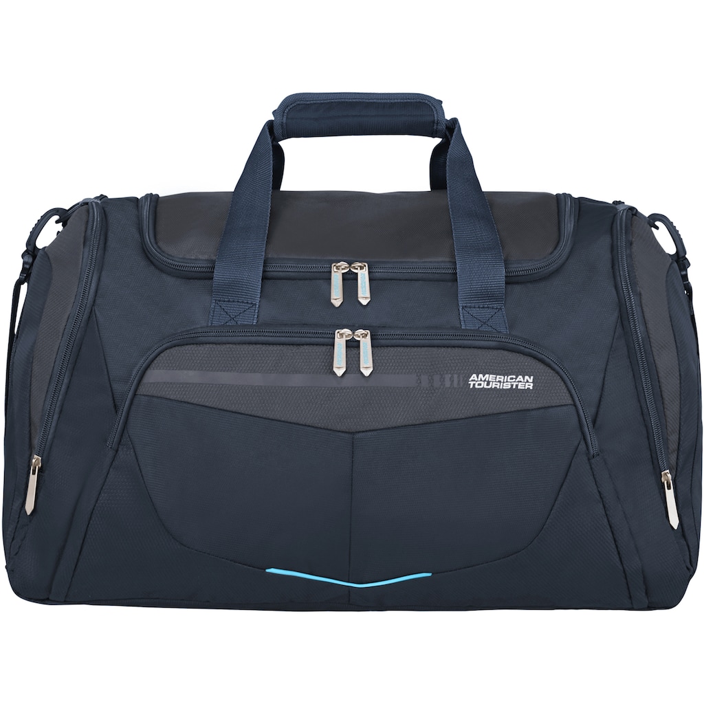 American Tourister® Reisetasche »Summerfunk«, Handgepäcktasche Reisegepäck mit Trolley-Aufsteck-System