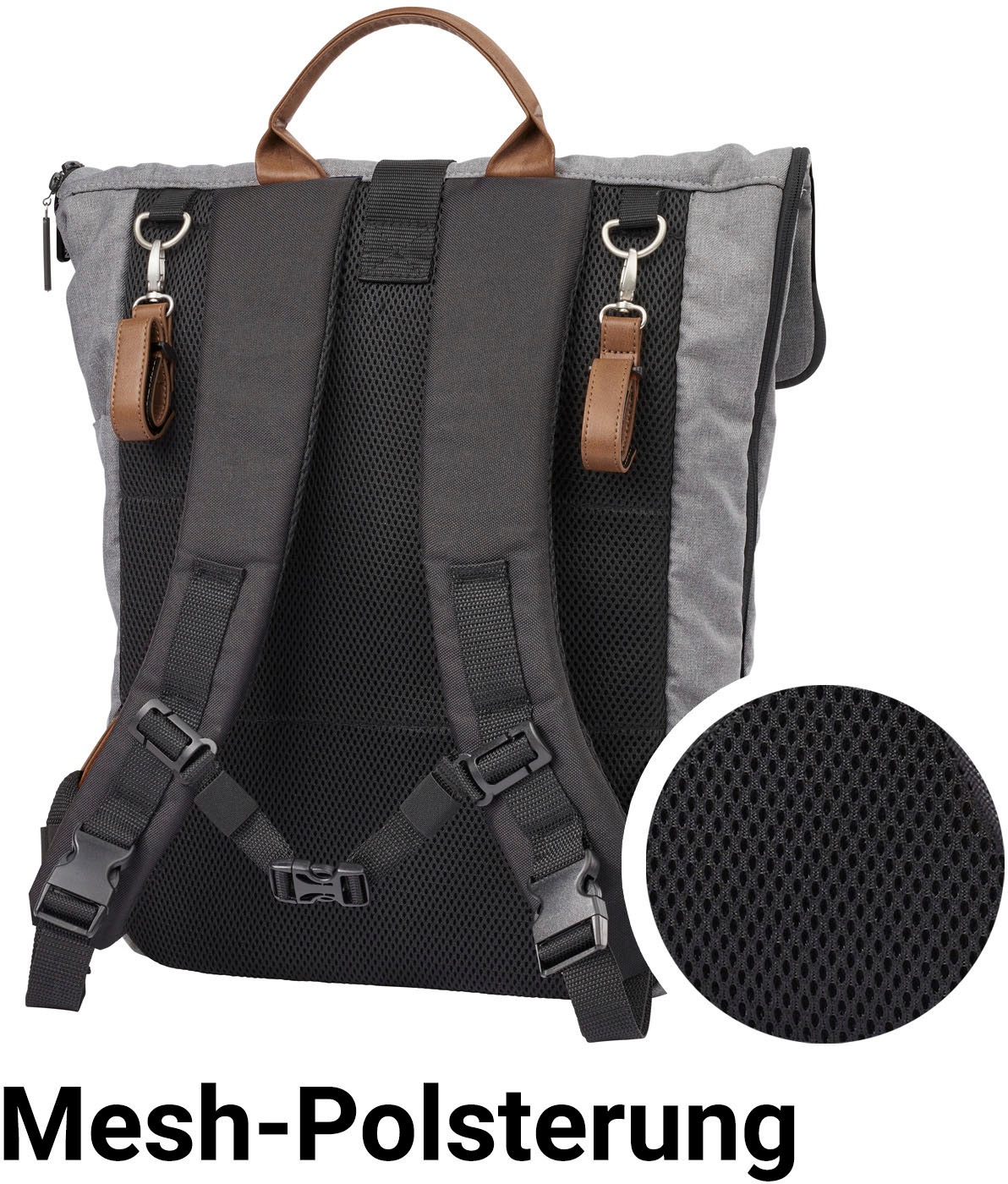 Gesslein Wickelrucksack »N°6, orange«, Made in Germany