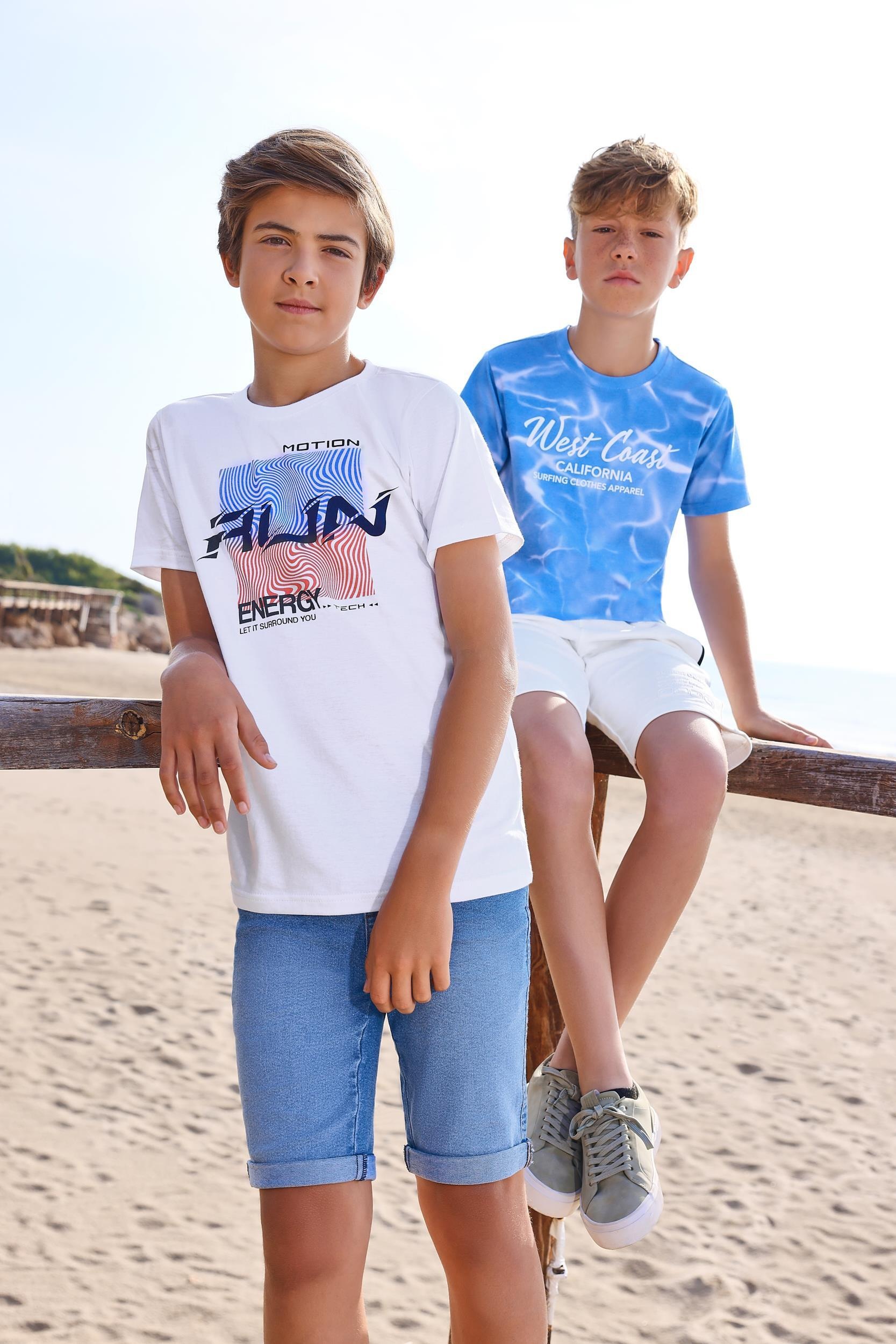 Blue Seven T-Shirt »Blue Seven T-Shirt SURFER«, (1 tlg.)