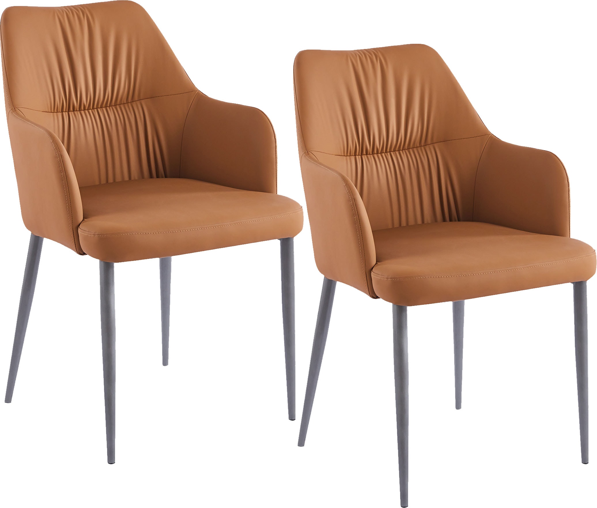 Kayoom Polsterstuhl »Stuhl Merit 125 2er-Set, bequemer Sitzkomfort, Handarb günstig online kaufen