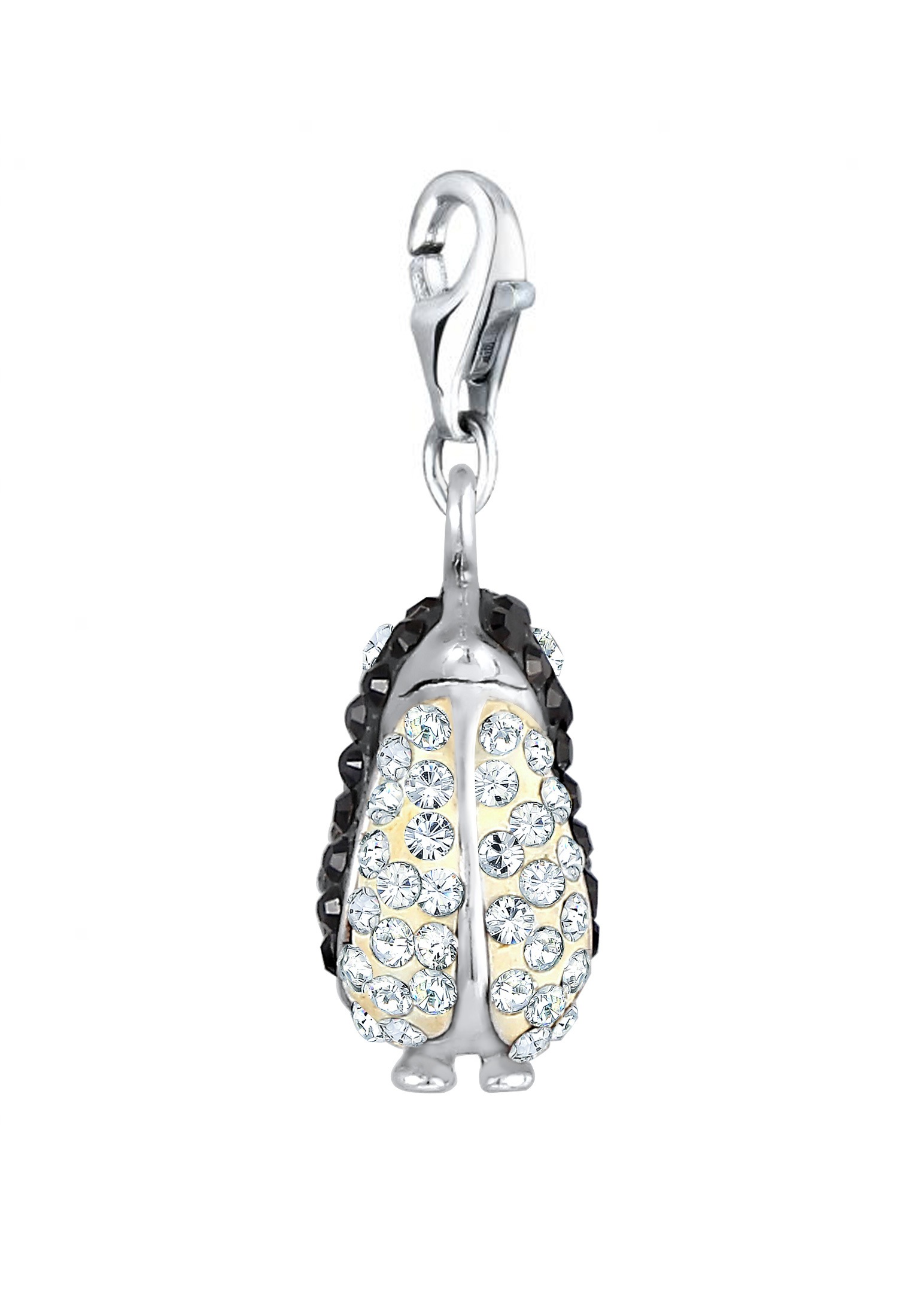 Nenalina Charm-Einhänger »Anhänger Pinguin Kristalle 925 Silber«